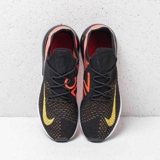 Women s shoes Nike W Air Max 270 Flyknit Black Yellow Strike Footshop