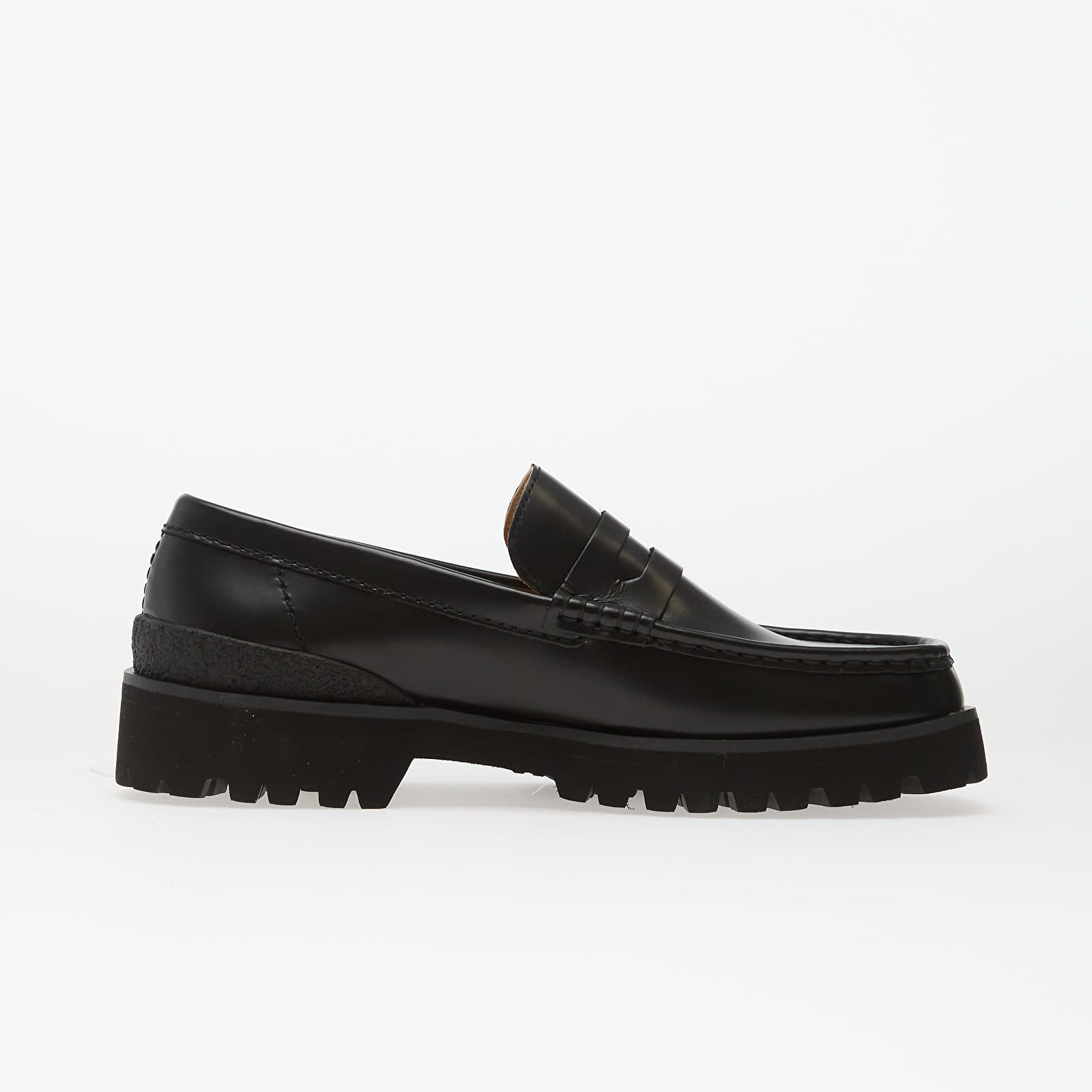 Chaussures et baskets homme Clarks Originals Yukoner Penny Black Leather