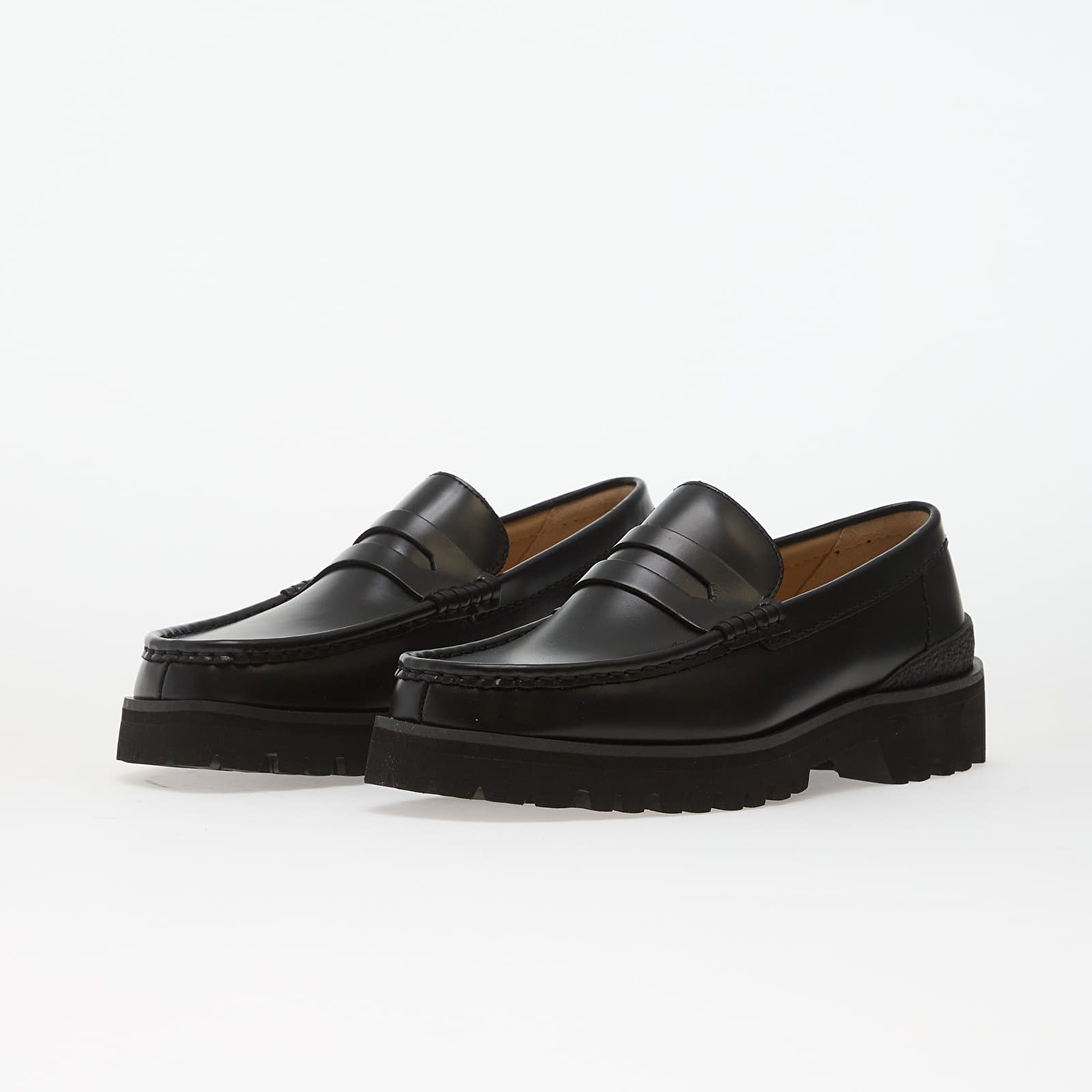 Chaussures et baskets homme Clarks Originals Yukoner Penny Black Leather