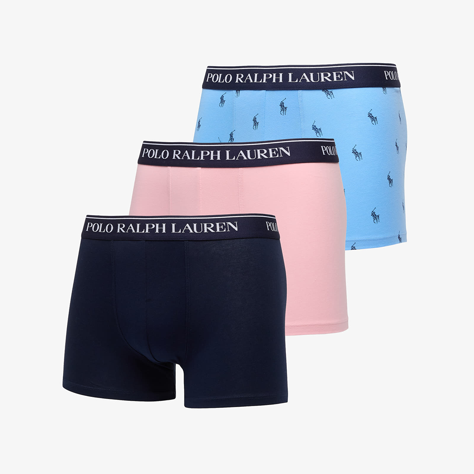 Boxer da uomo Ralph Lauren Classic Trunk 3-Pack Multicolor