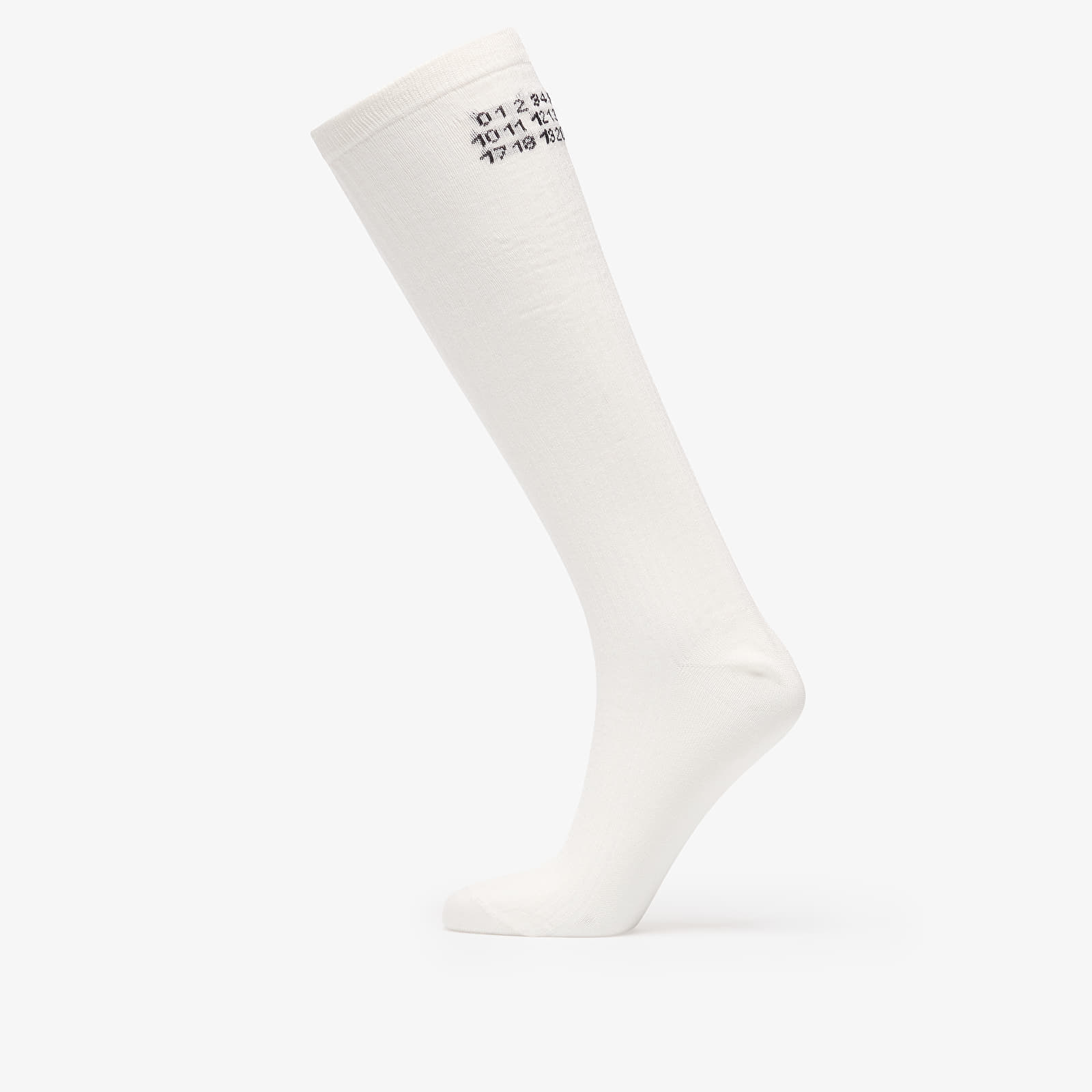 Чорапи MM6 Bootleg Sock Off White S