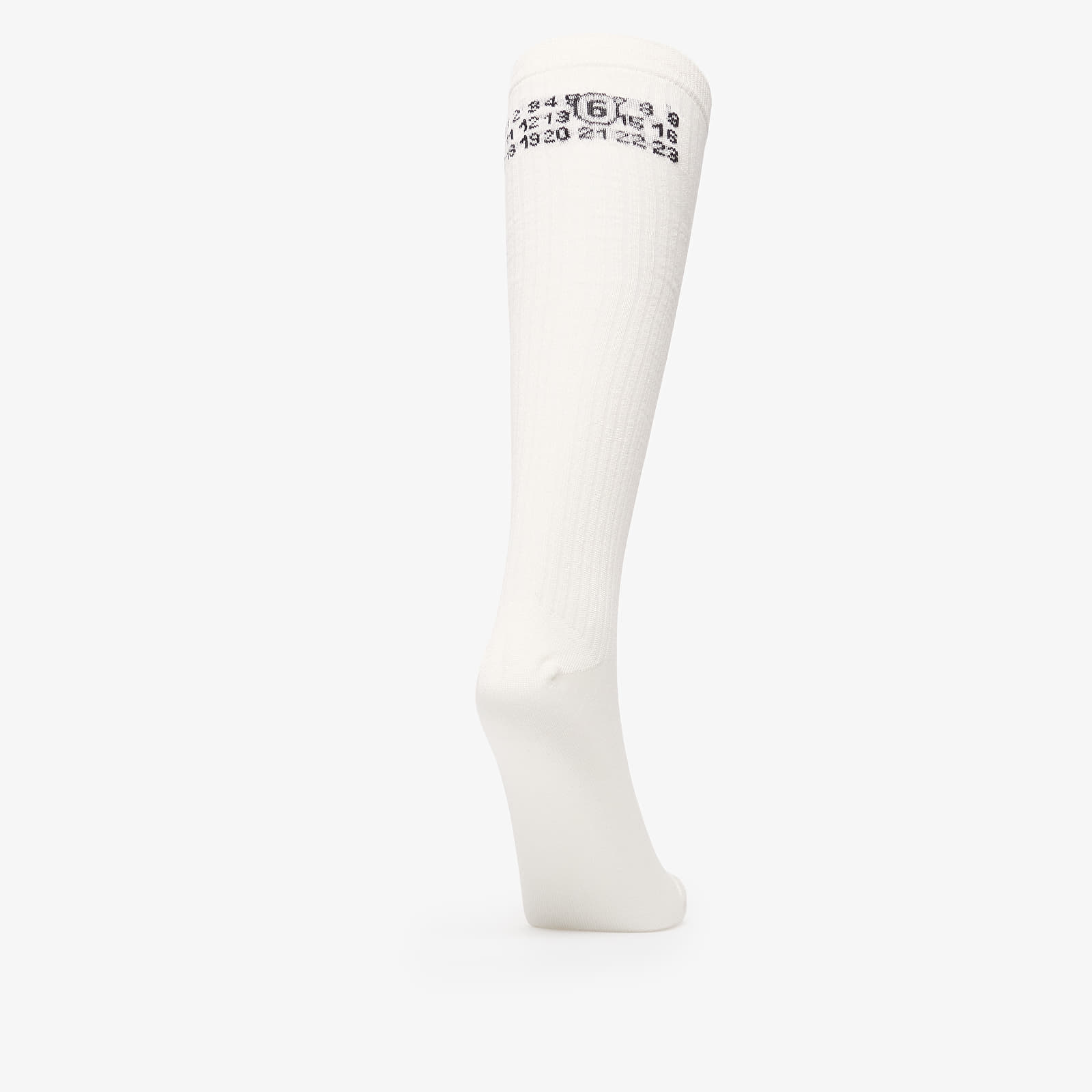 Women's socks MM6 Bootleg Sock Off White