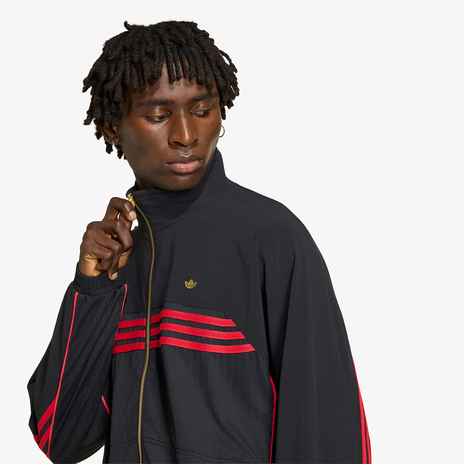 Sweatjacken und Sweatshirts adidas 98 Loose Track Top Black