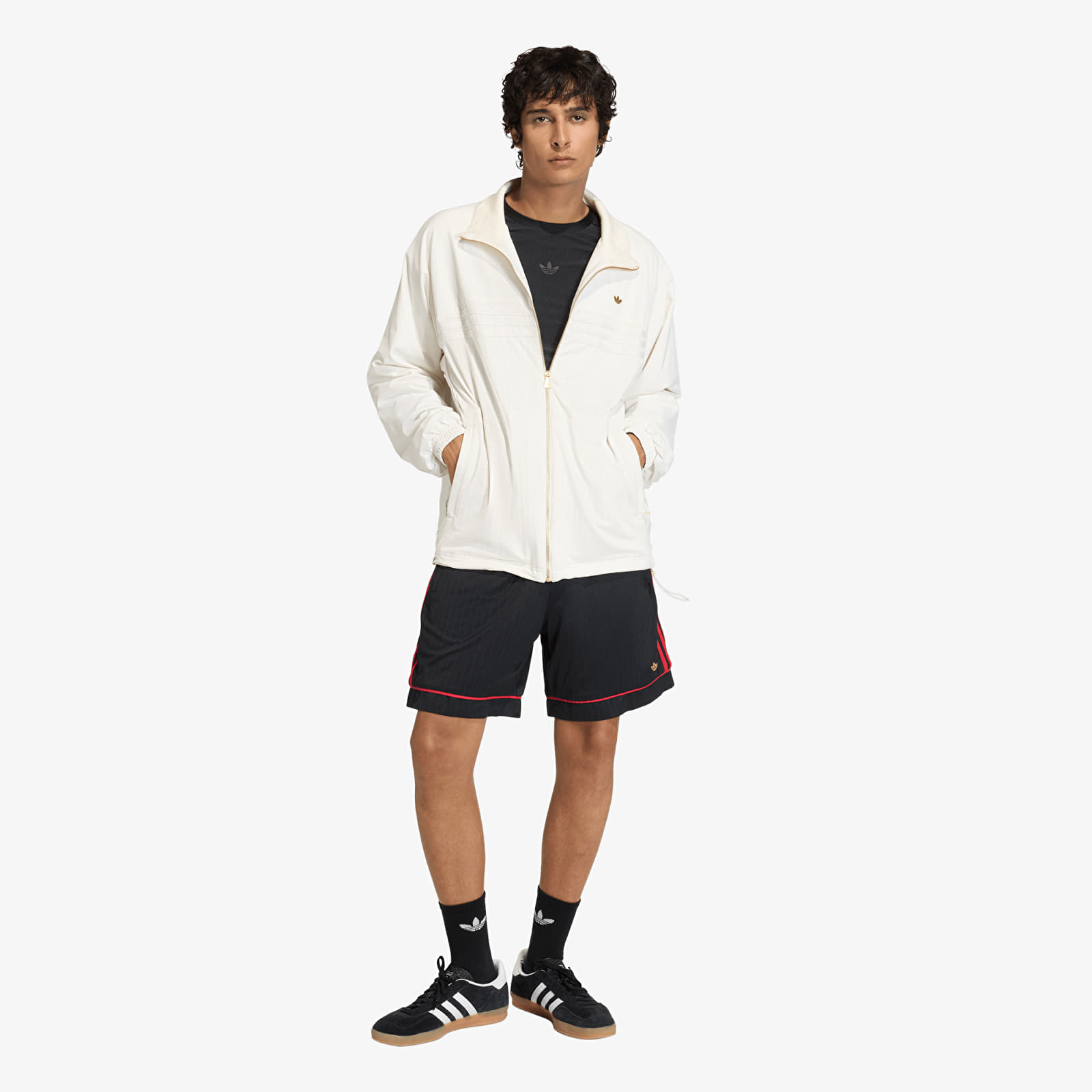 Mikiny adidas 98 Loose Track Top Cloud White