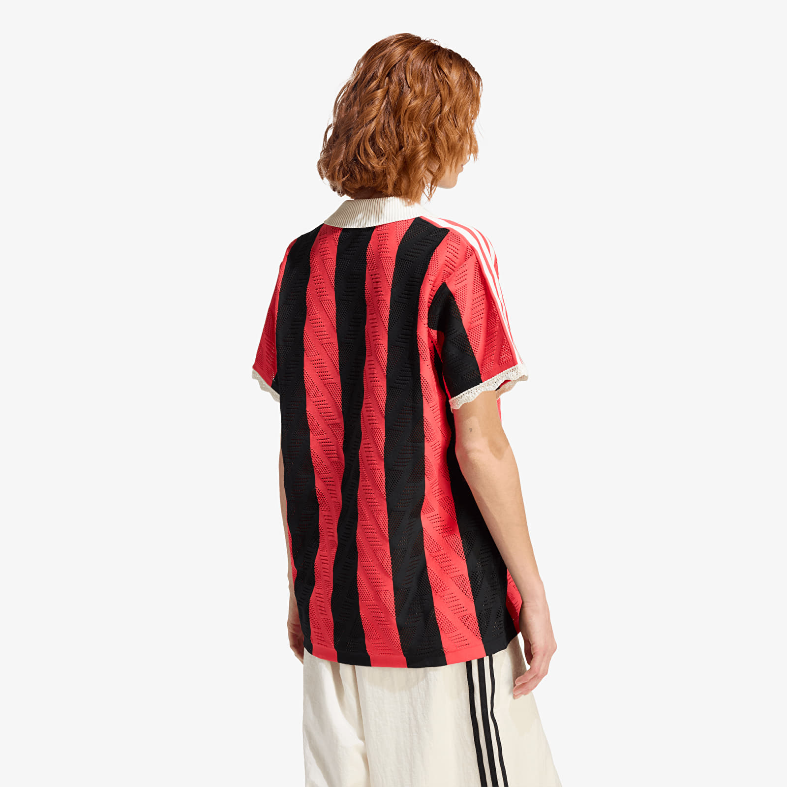 T-Shirts adidas Short-Sleeve Polo Tee Semi Lucid Red