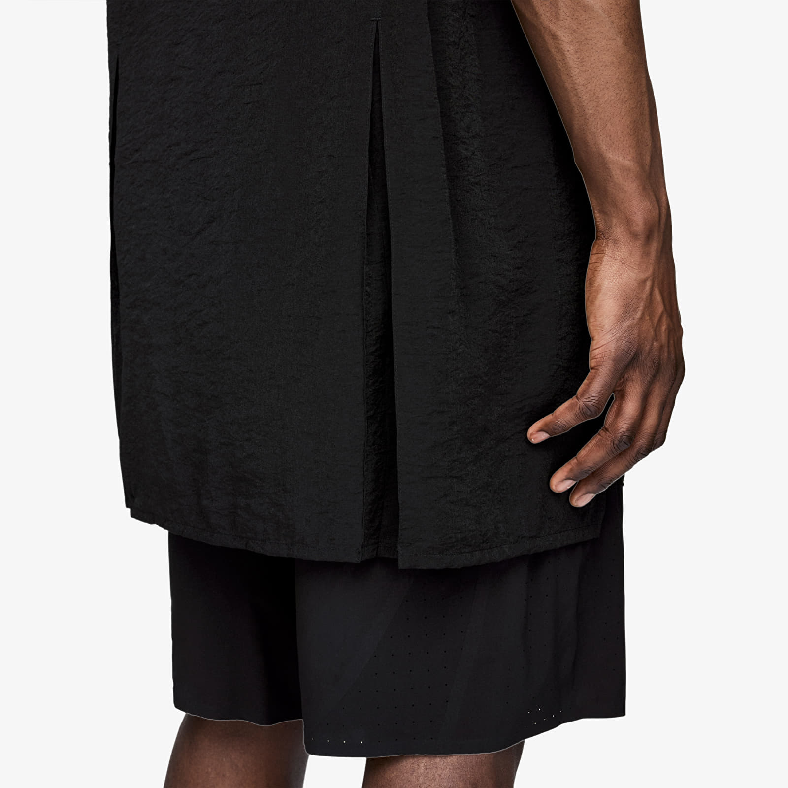 Srajce  Y-3 Dip Dye Cinched Drape T-Shirt Black