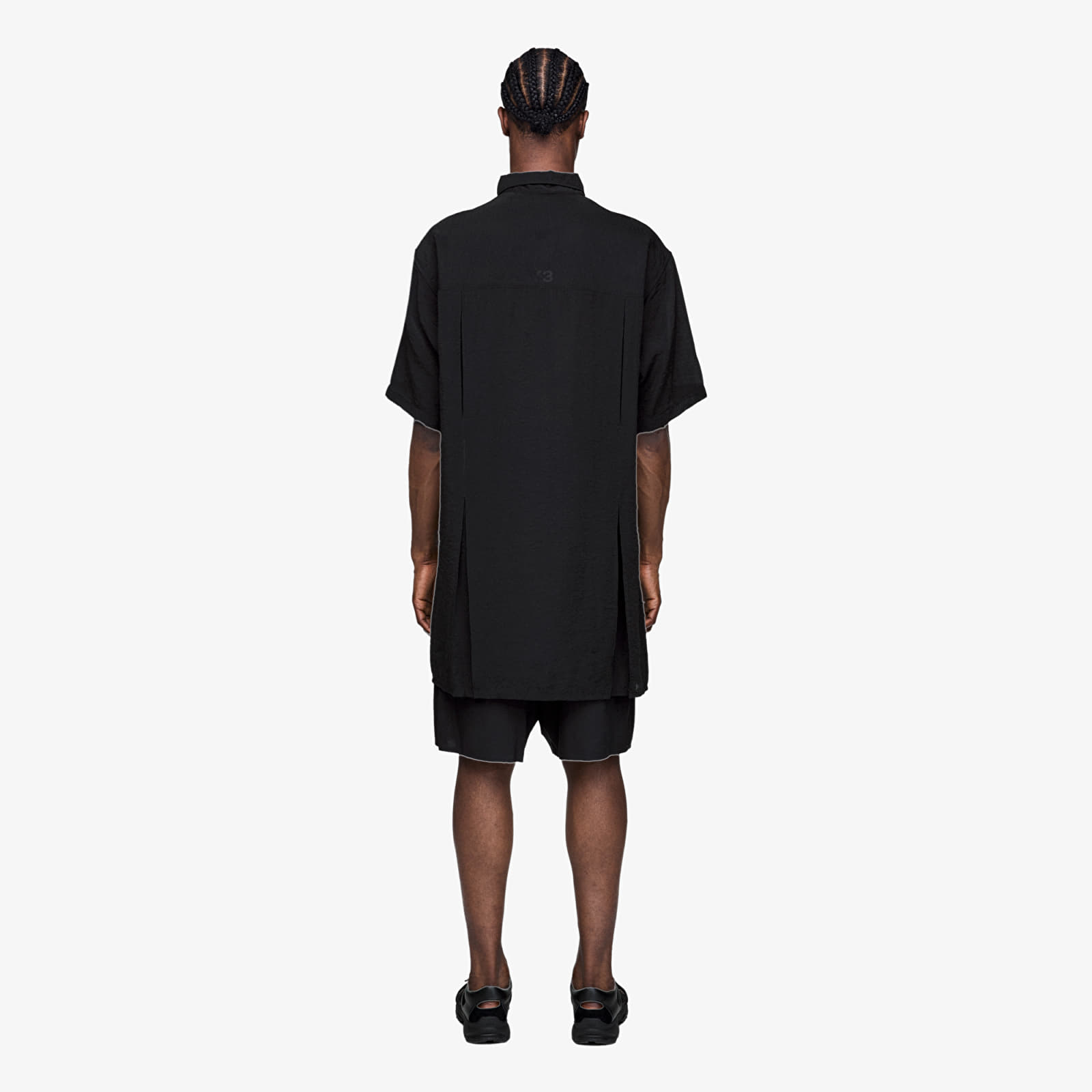 Srajce  Y-3 Dip Dye Cinched Drape T-Shirt Black