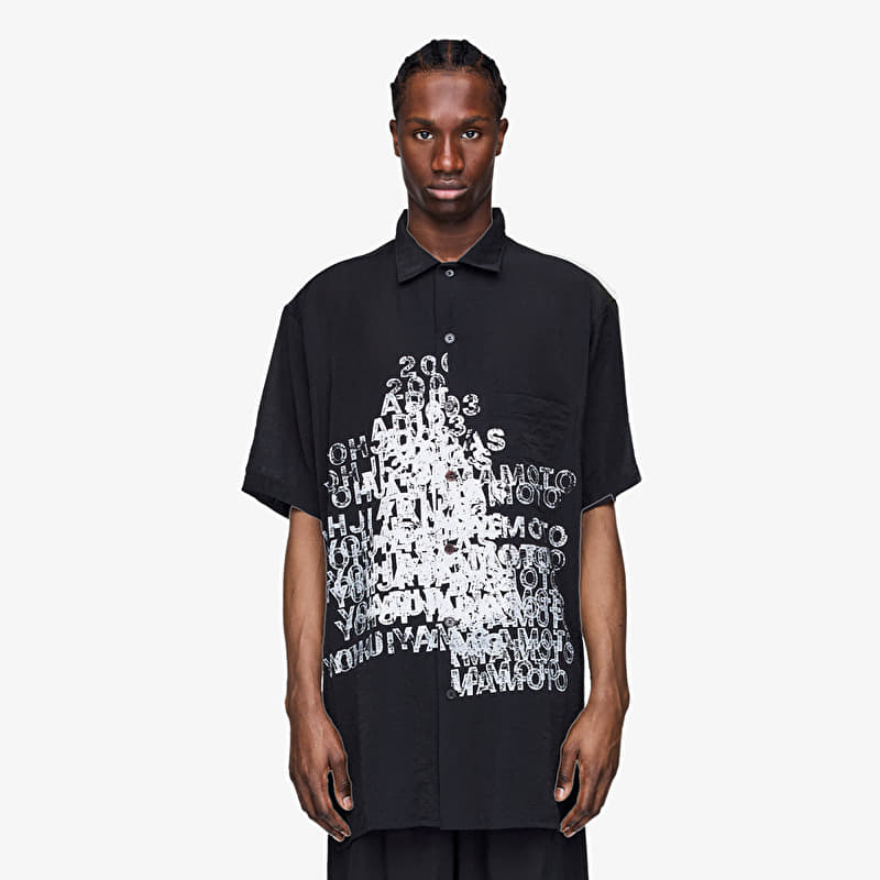 Cămașă Y-3 Dip Dye Cinched Drape T-Shirt Black