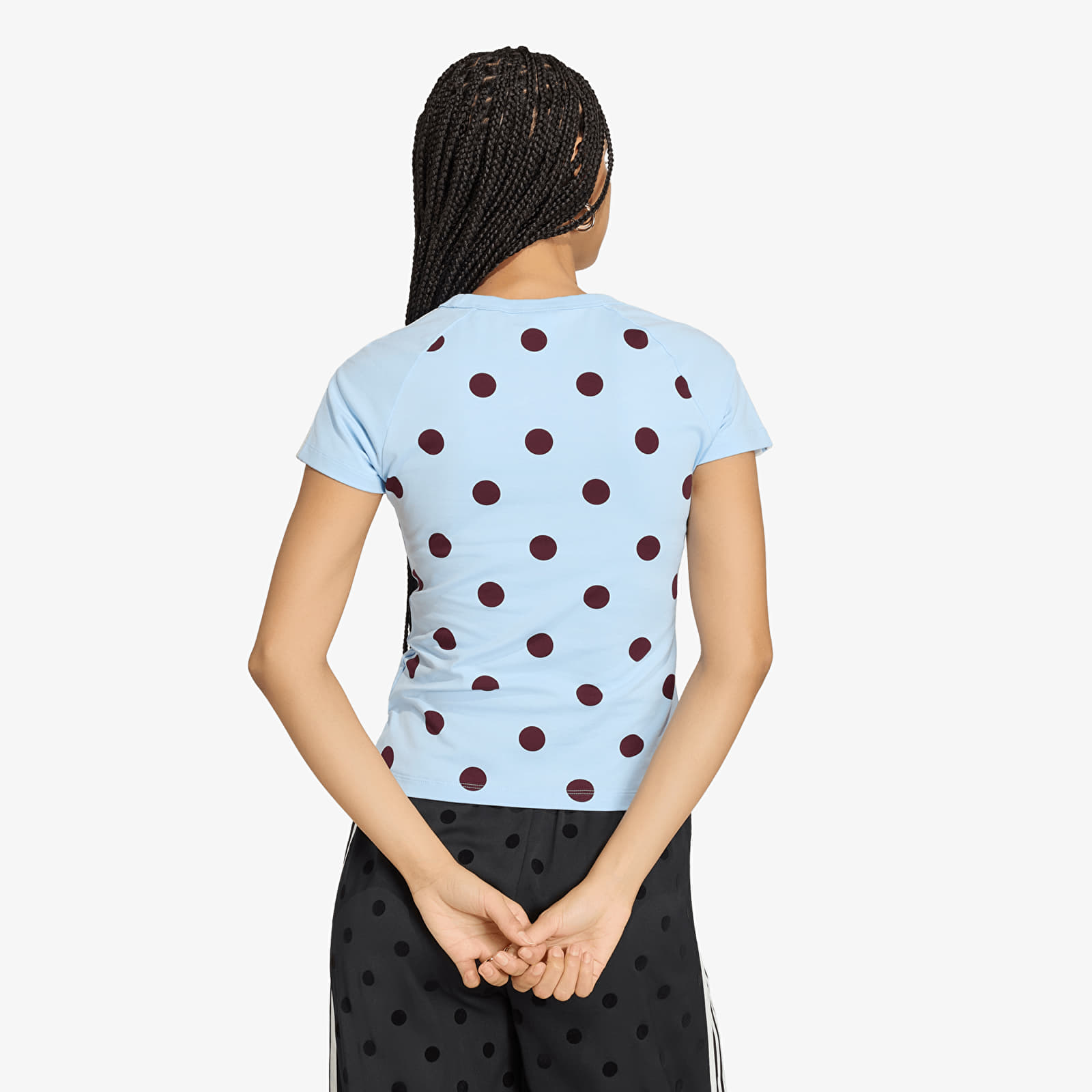 T-skjorter for kvinner adidas Slim Fit Cali T-Shirt Clear Sky