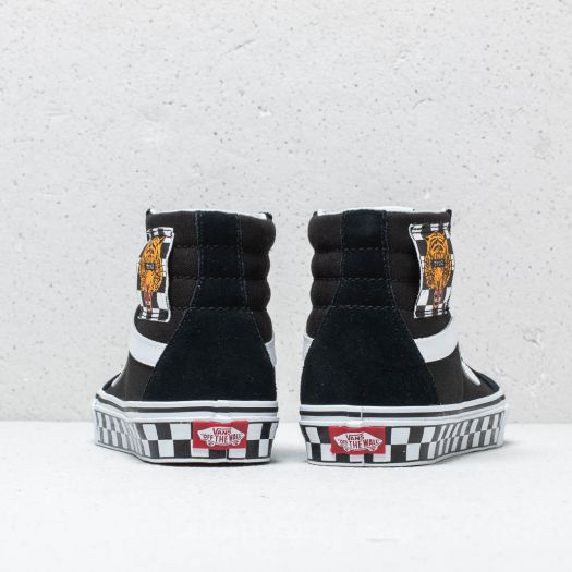Vans sk8 hi tiger check 2025