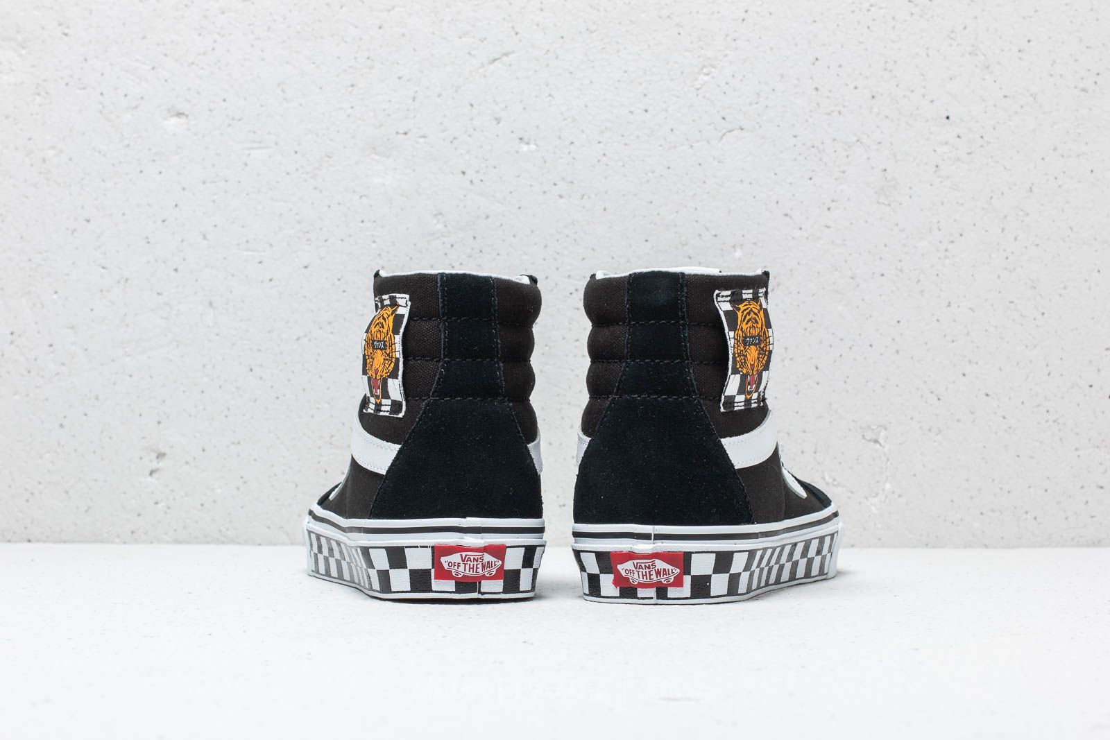 Vans sk8 hi discount tiger check