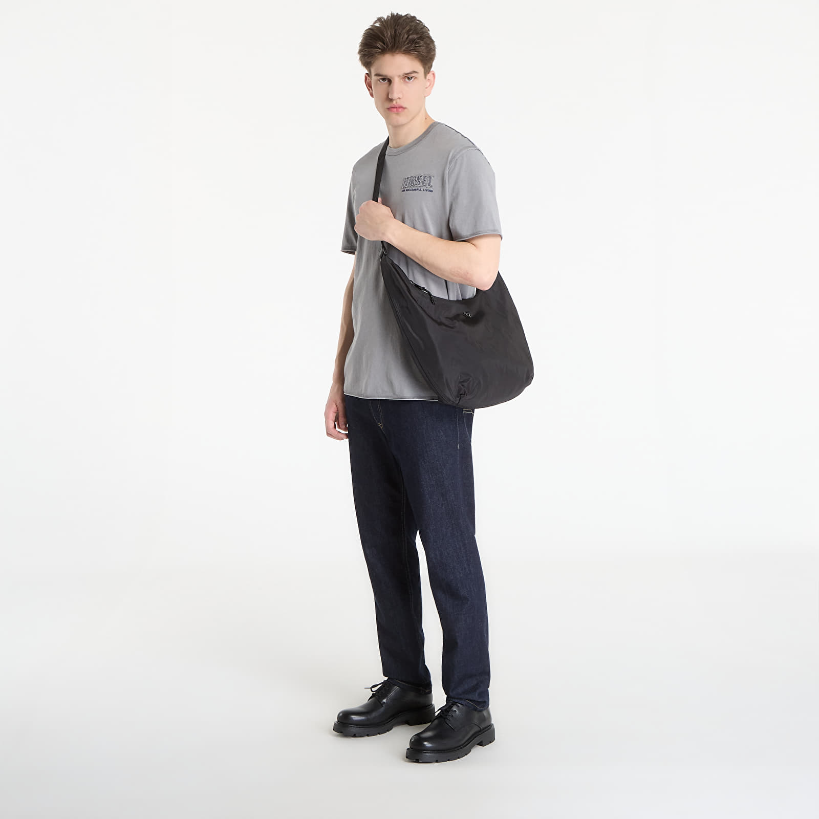 Camisetas de hombre Diesel T-Rawjust-V1 T-Shirt Steeple Gray