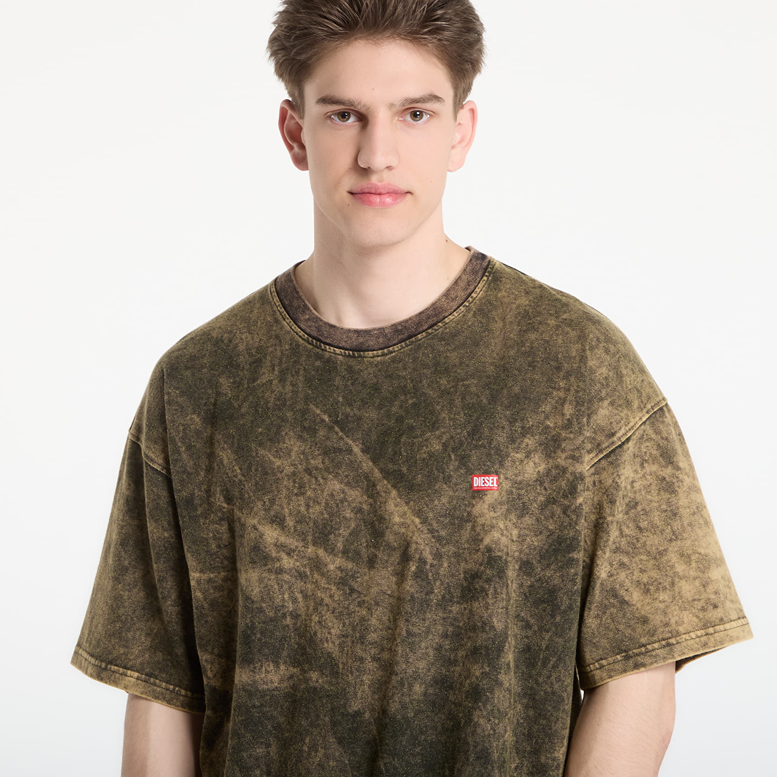 Camisetas de hombre Diesel T-Boxt-T4 T-Shirt Military Green