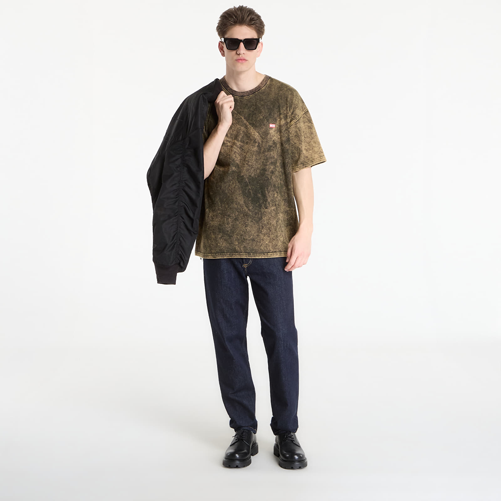 Camisetas de hombre Diesel T-Boxt-T4 T-Shirt Military Green