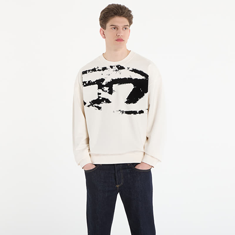 Verryttelypaita Diesel S-Boxt-N5 Sweatshirt White