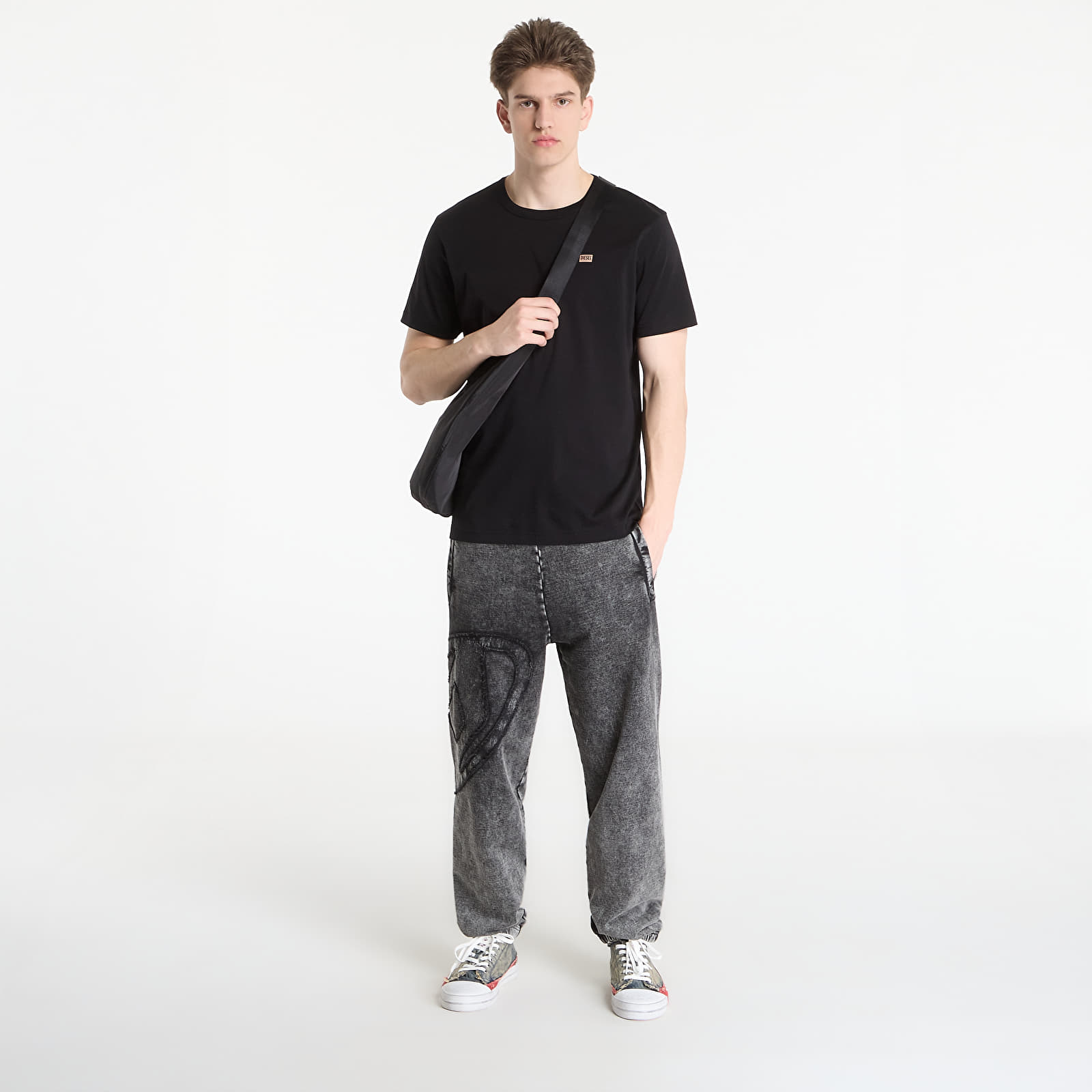 Camisetas de hombre Diesel T-Miegor-K77 T-Shirt Black