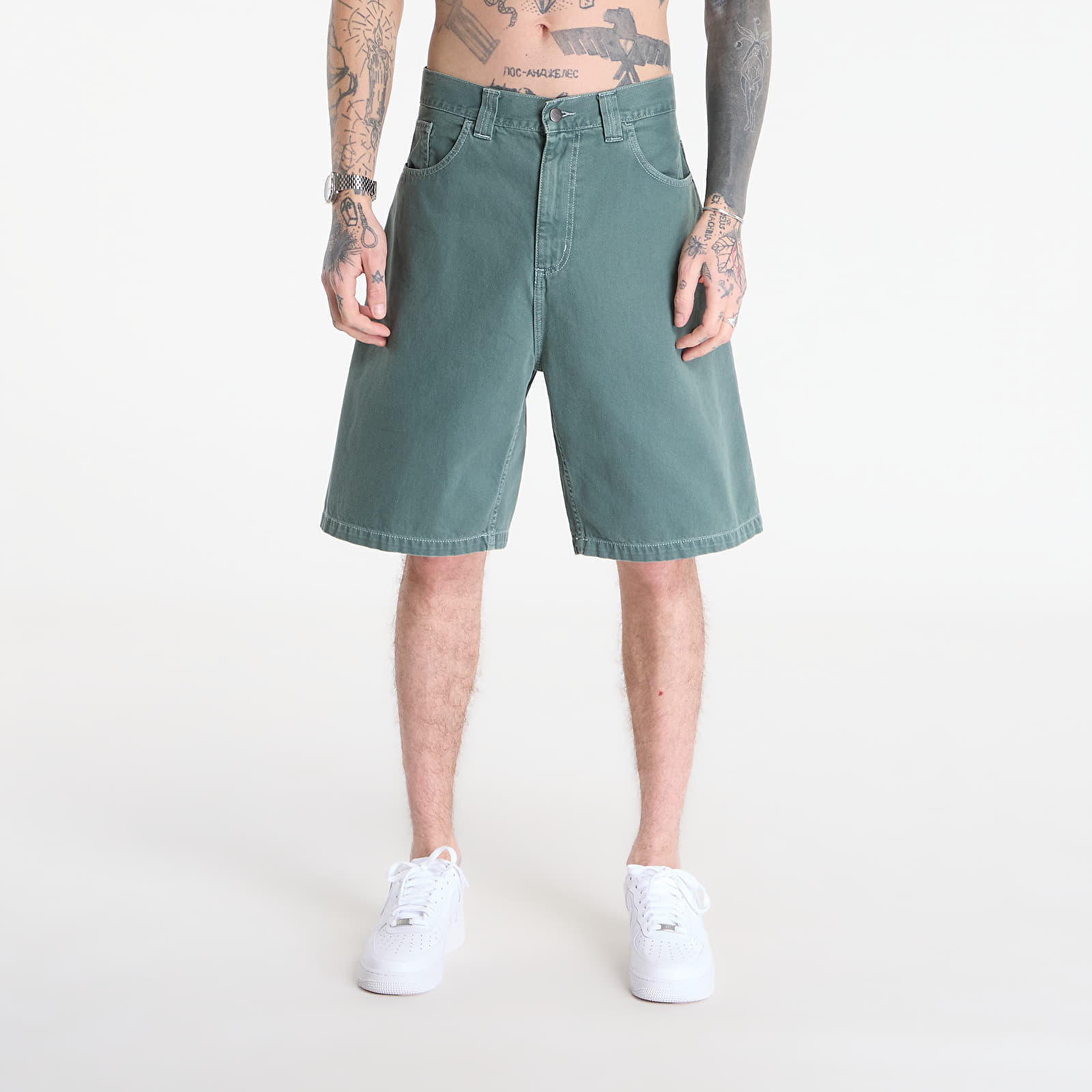 Къси панталони Carhartt WIP Brandon Short Velvet Green L