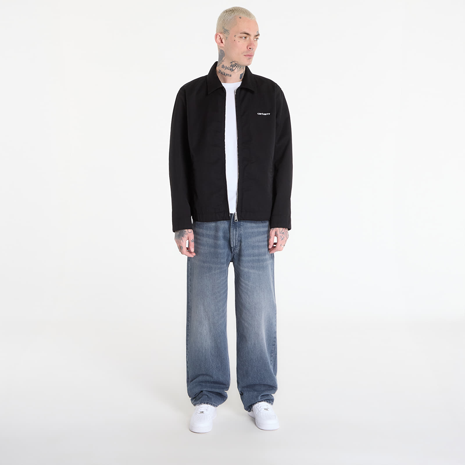 Jacken Carhartt WIP Module Script Jacket UNISEX Black/ White