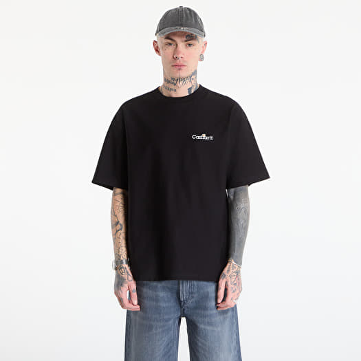 T-skjorte Carhartt WIP S/S WIP Label T-Shirt UNISEX Black