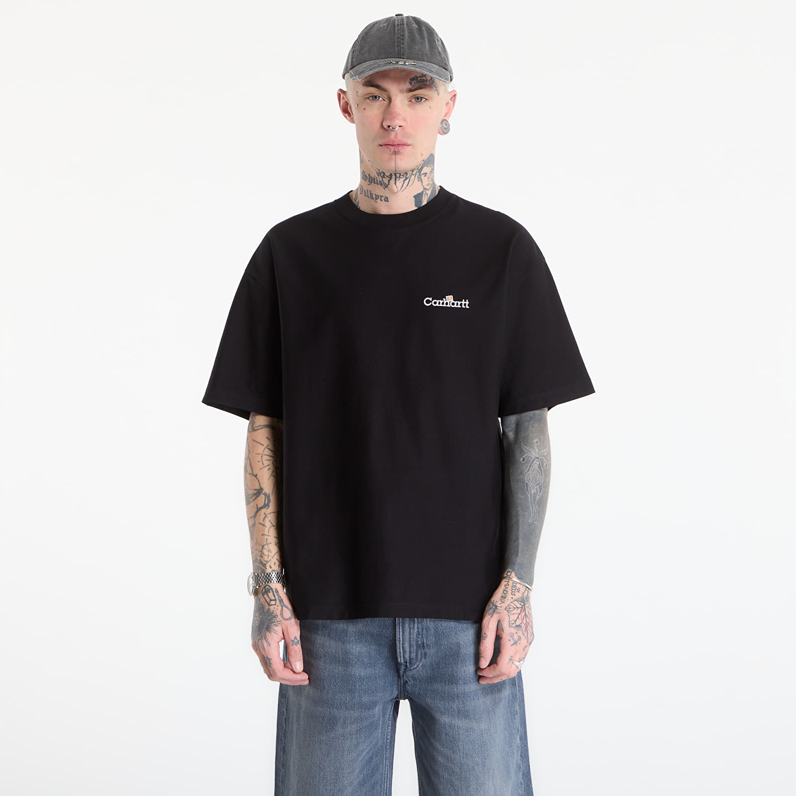   Μπλούζες Carhartt WIP S/S WIP Label T-Shirt UNISEX Black