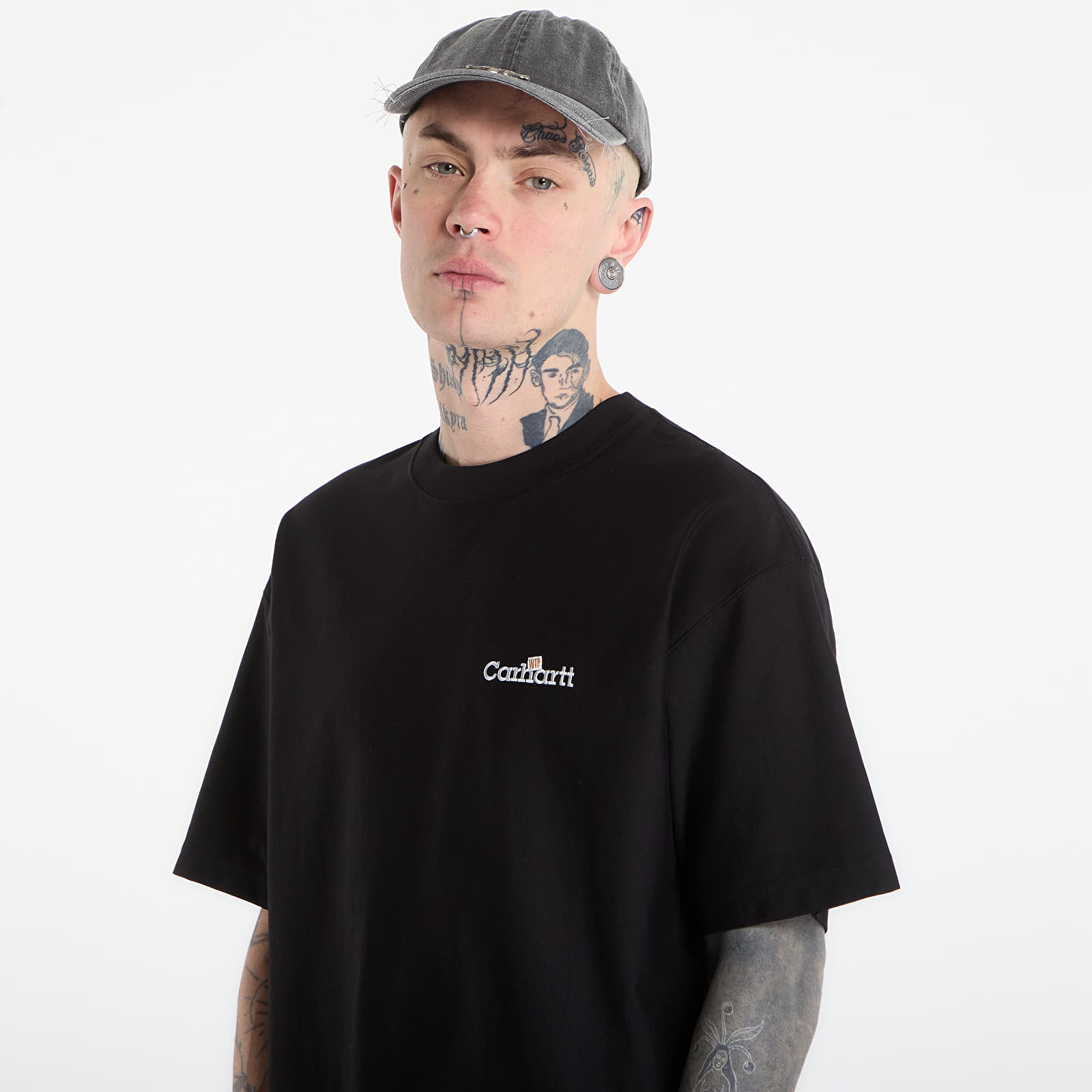   Μπλούζες Carhartt WIP S/S WIP Label T-Shirt UNISEX Black