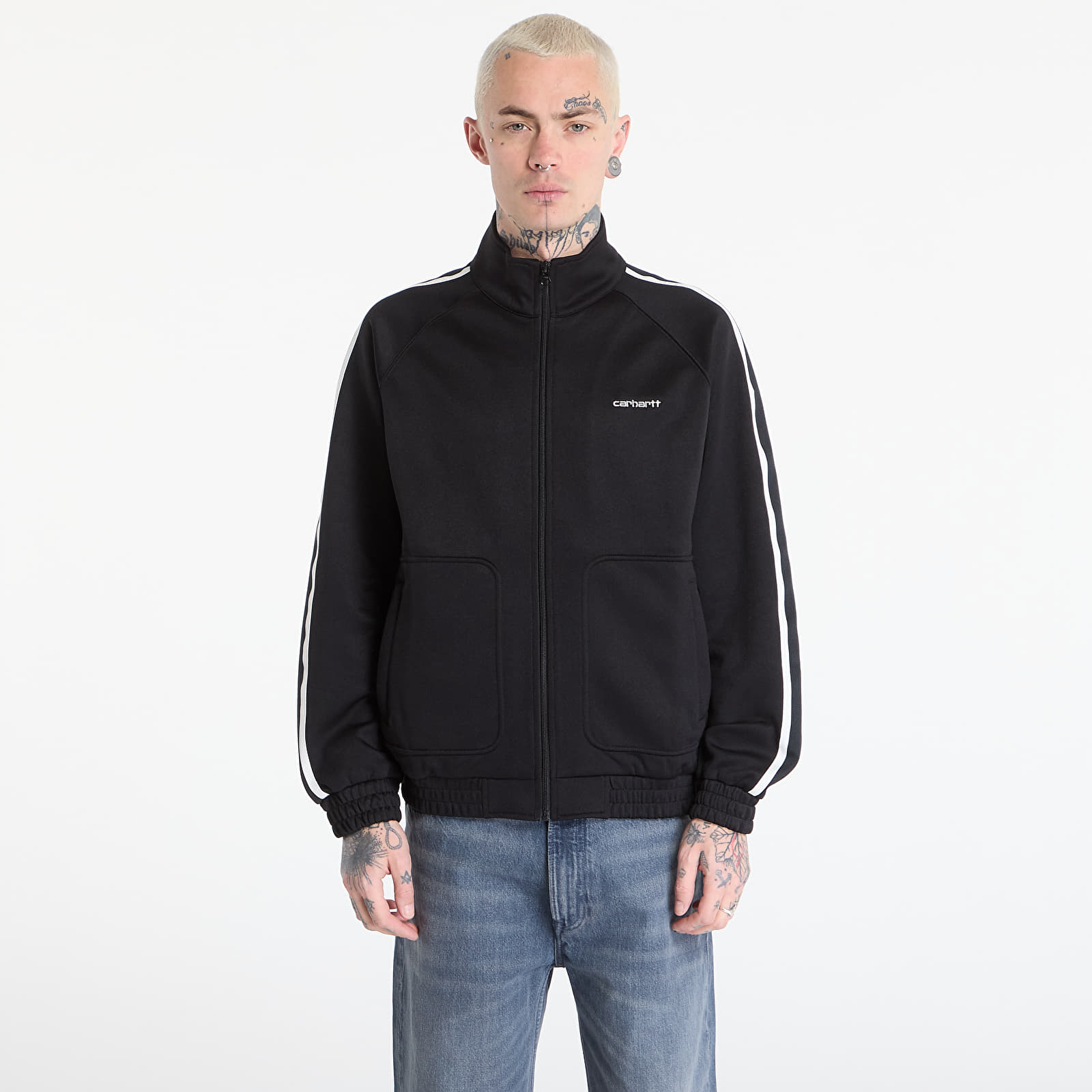 Sudaderas Carhartt WIP Bolar Sweat Jacket UNISEX Black/ Wax