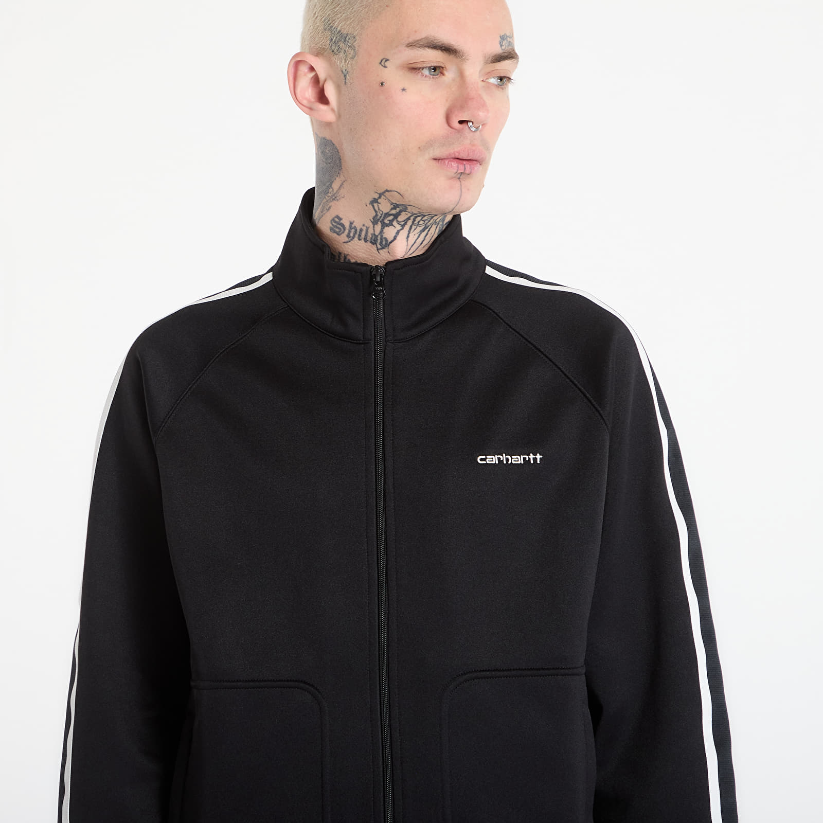 Sudaderas Carhartt WIP Bolar Sweat Jacket UNISEX Black/ Wax