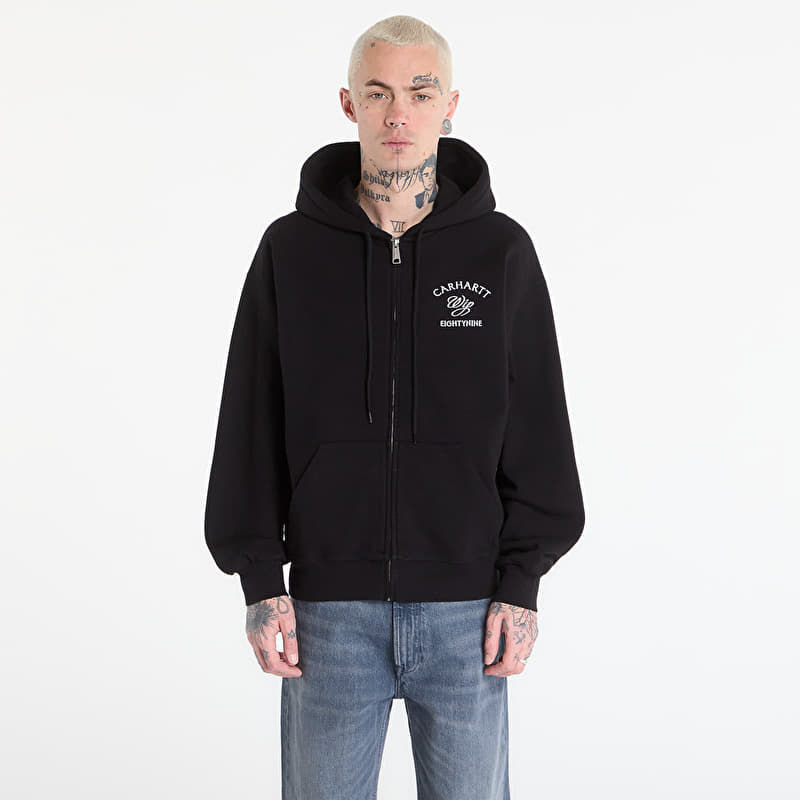 Mikina Carhartt WIP Hooded Eightynine Sweat Jacket UNISEX Black