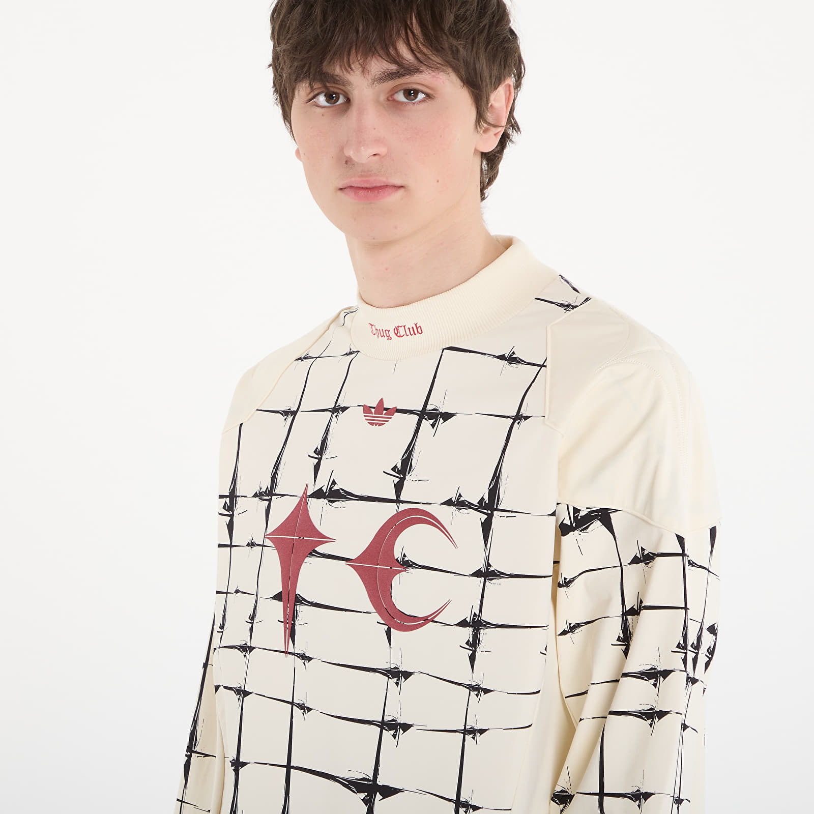   Μπλούζες adidas Thug Club Goalie T-Shirt Ls Cream White