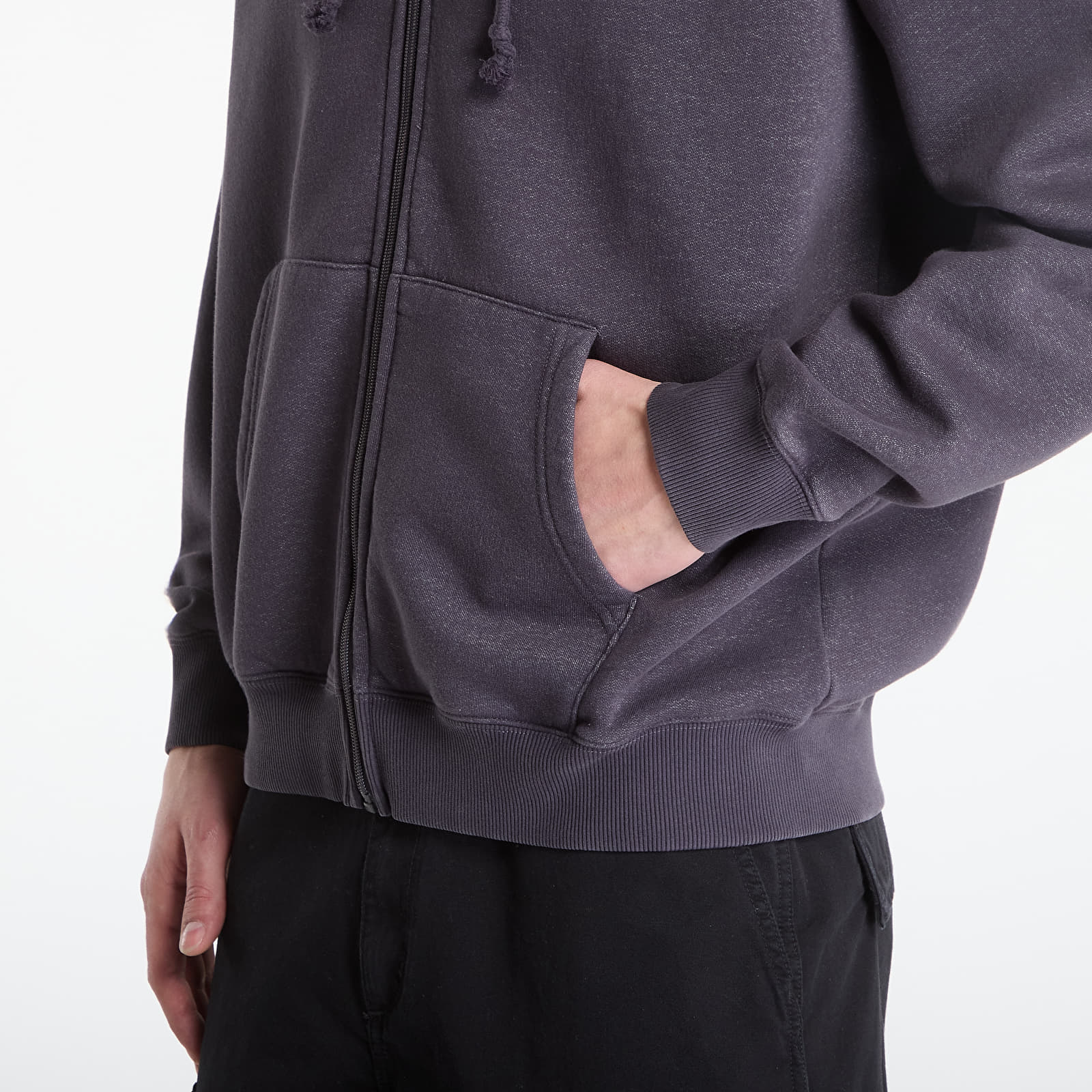 Sweatjacken und Sweatshirts Prosto Zip Hoodie Damage Target Gray