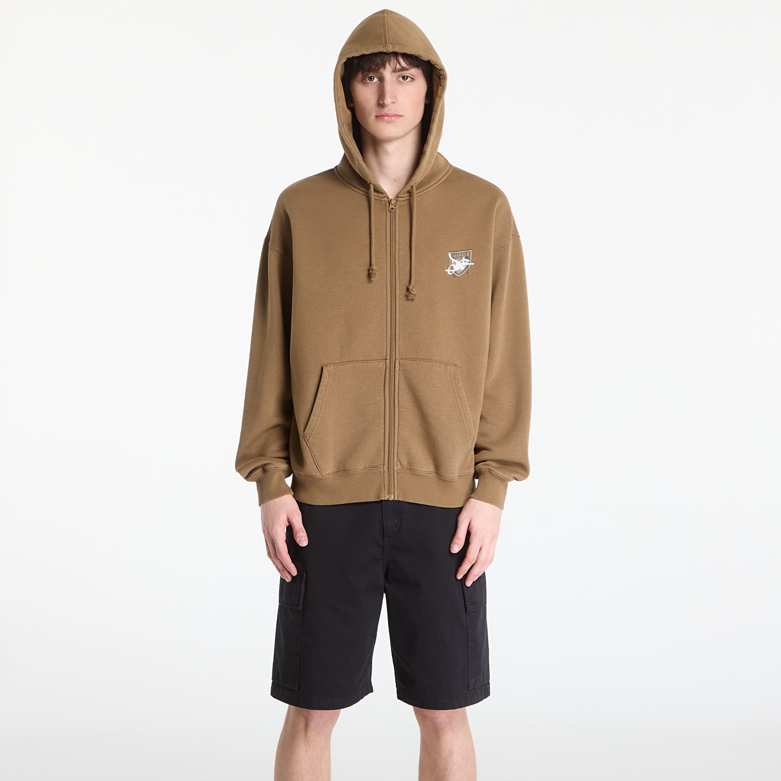 Суитшърт Prosto Zip Hoodie Damage Target Beige XL