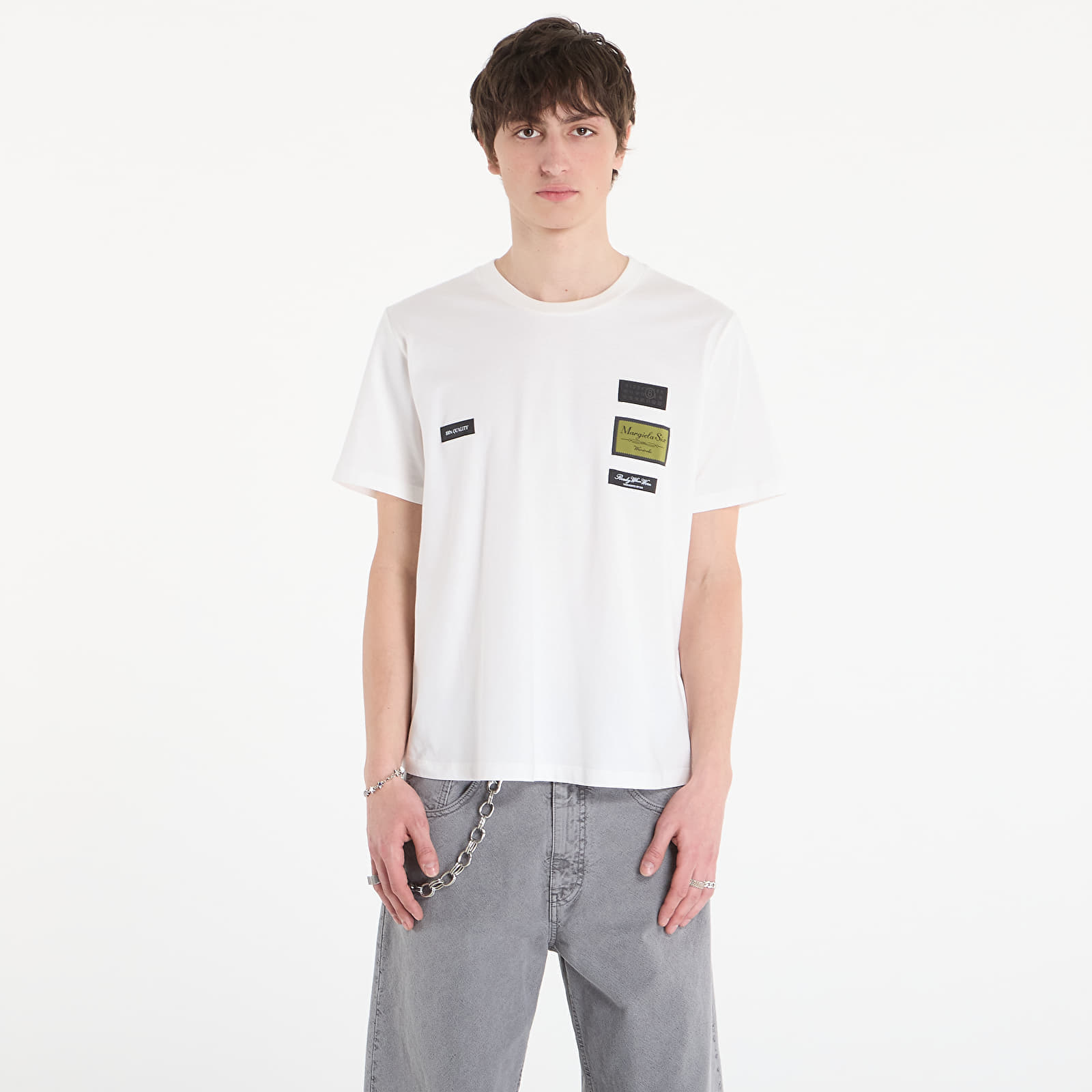 Тениска MM6 T-Shirt Off White XL