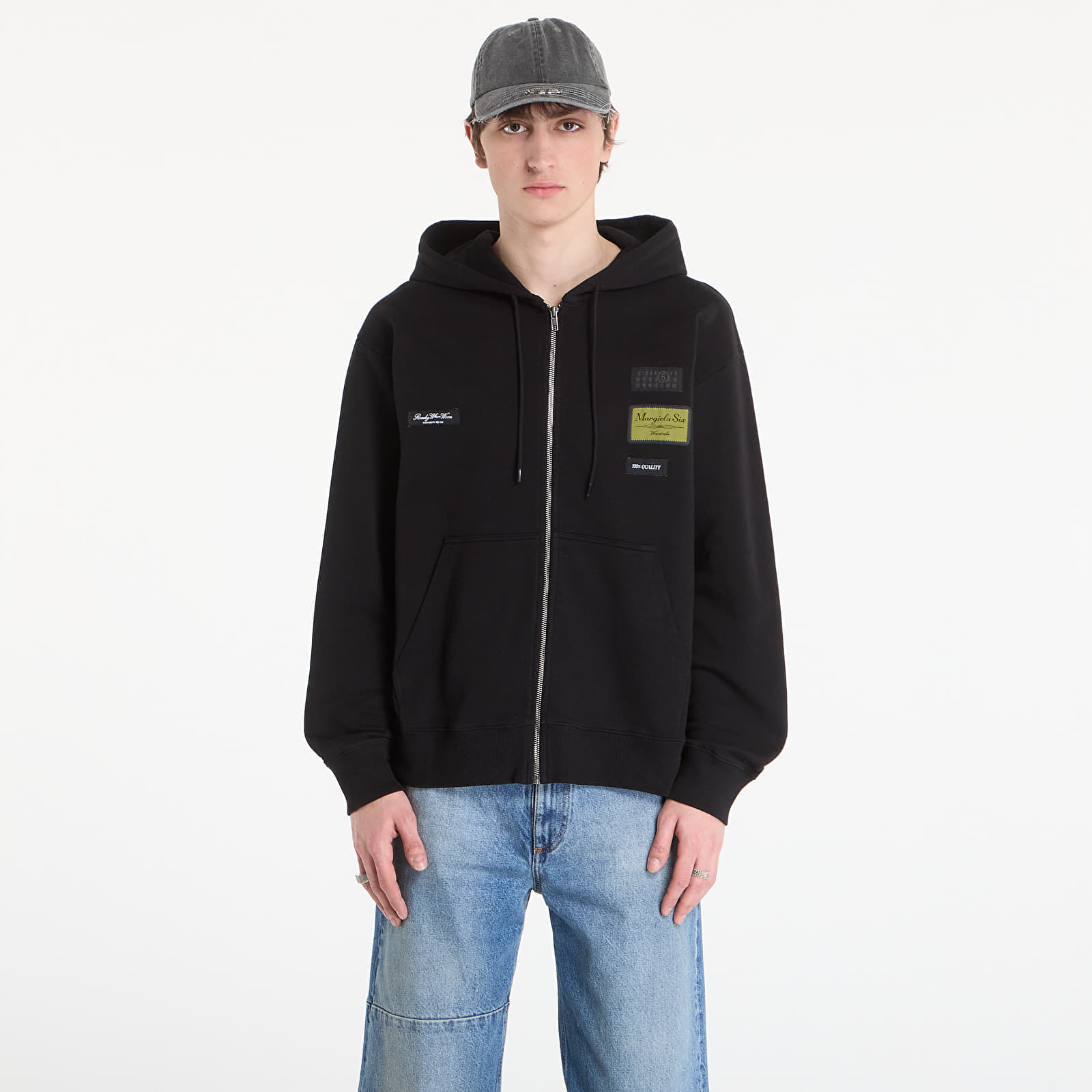 Суитшърт MM6 Sweat Jacket Black XXL