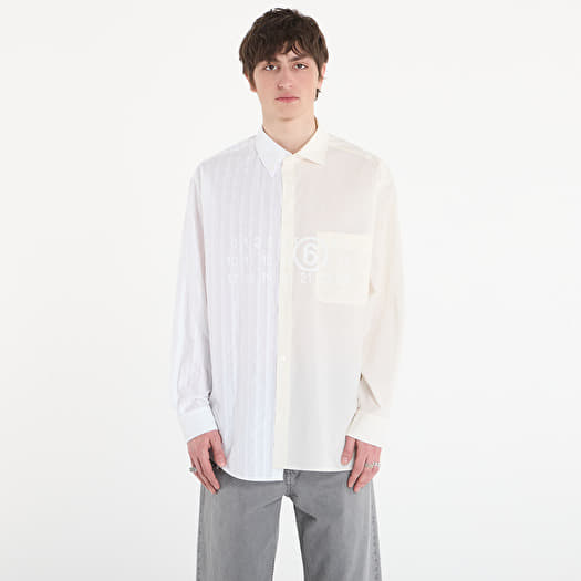 Πουκάμισο MM6 Long-Sleeved Shirt White