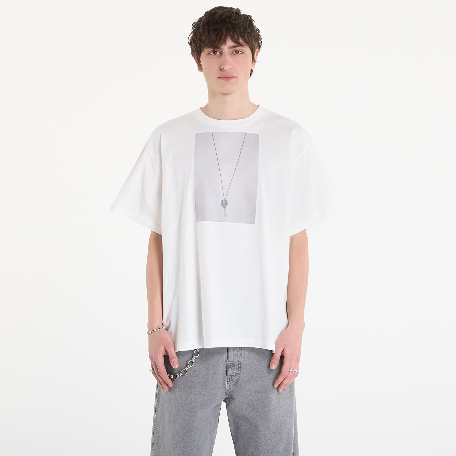 Marškinėliai MM6 T-Shirt Off White