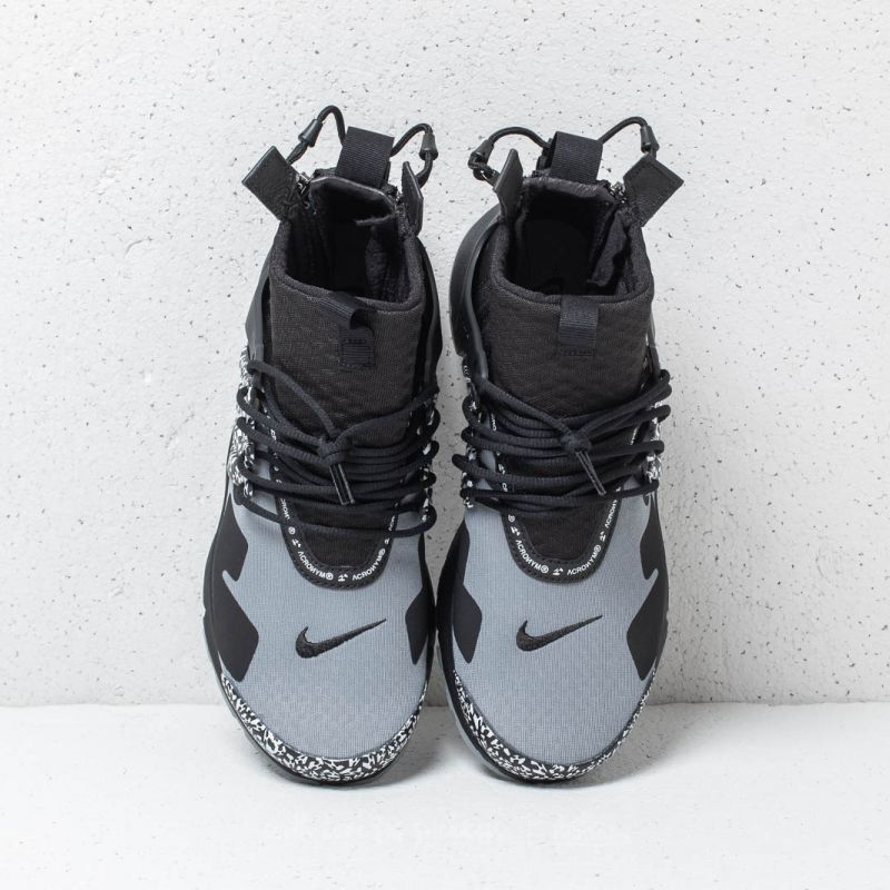 Nike x Acronym Air Presto Mid Cool Grey/ Black | Footshop