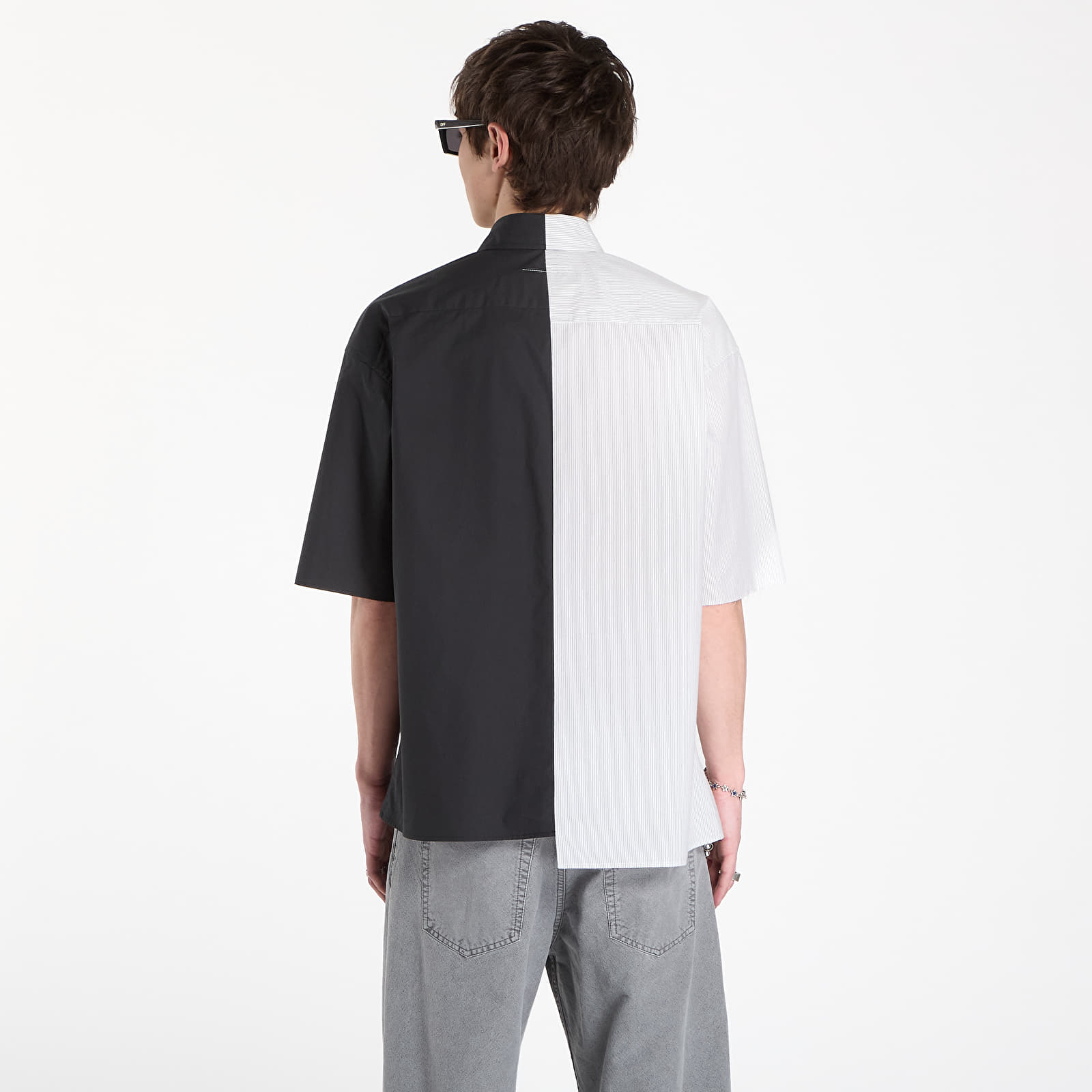 Srajce MM6 Short-Sleeved Shirt Black