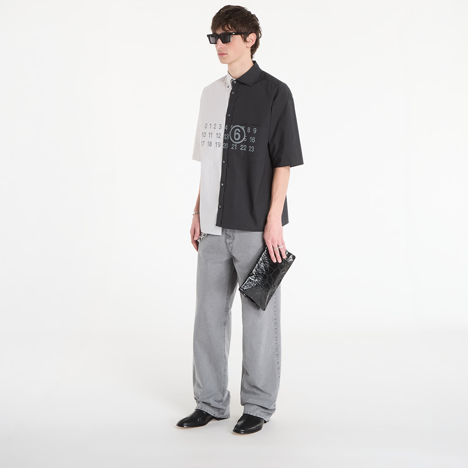 Srajce MM6 Short-Sleeved Shirt Black