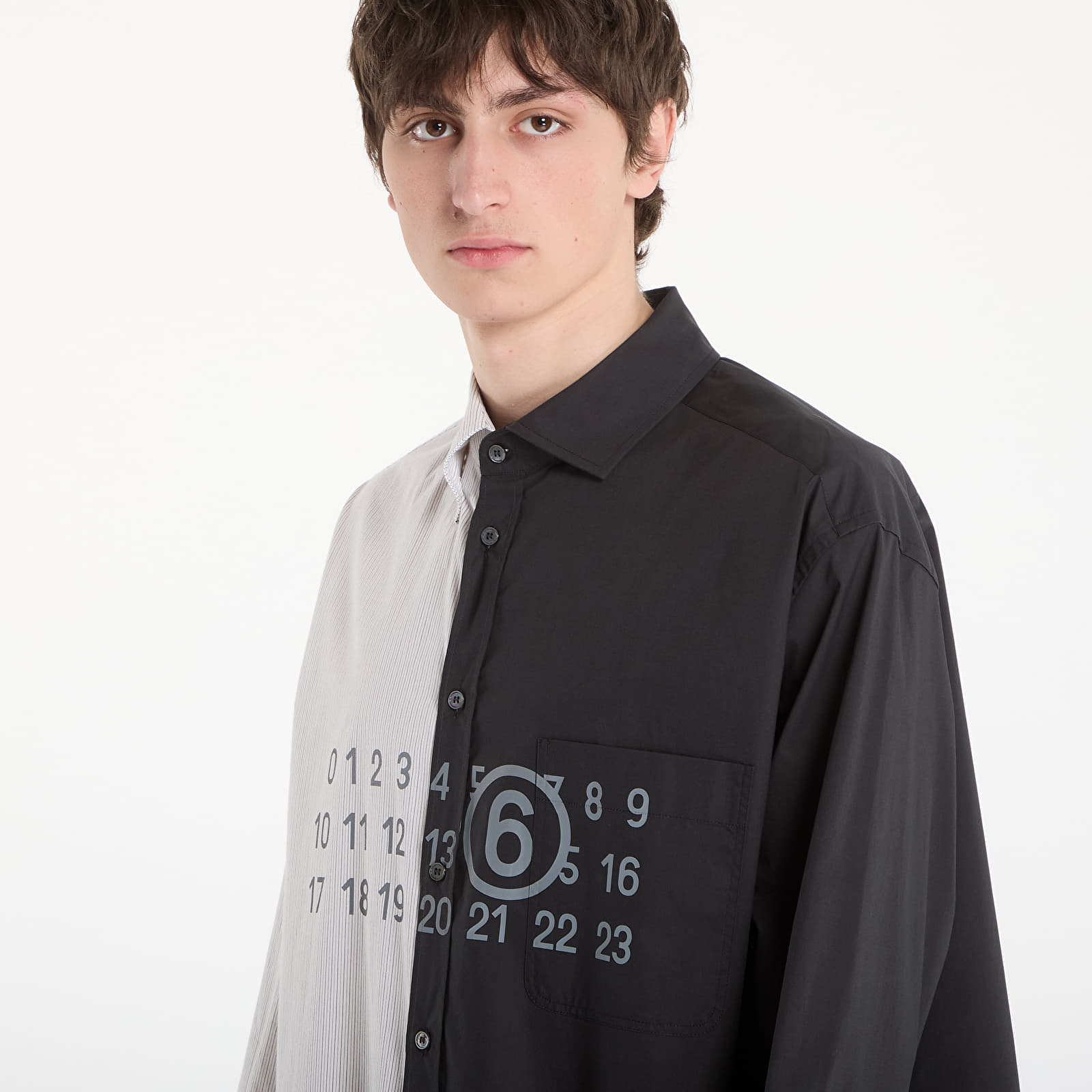 Skjortor MM6 Long-Sleeved Shirt Black