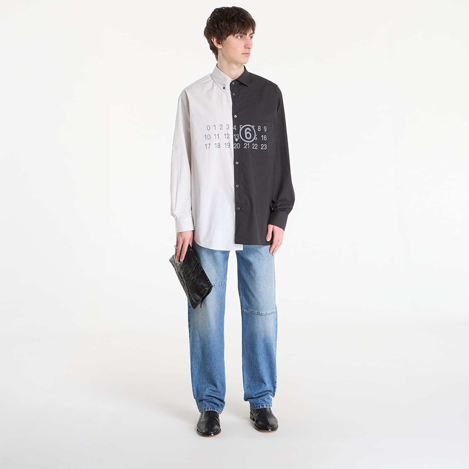 Skjortor MM6 Long-Sleeved Shirt Black