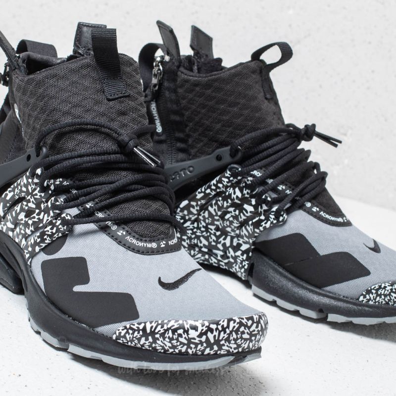 Nike x Acronym Air Presto Mid Cool Grey/ Black | Footshop