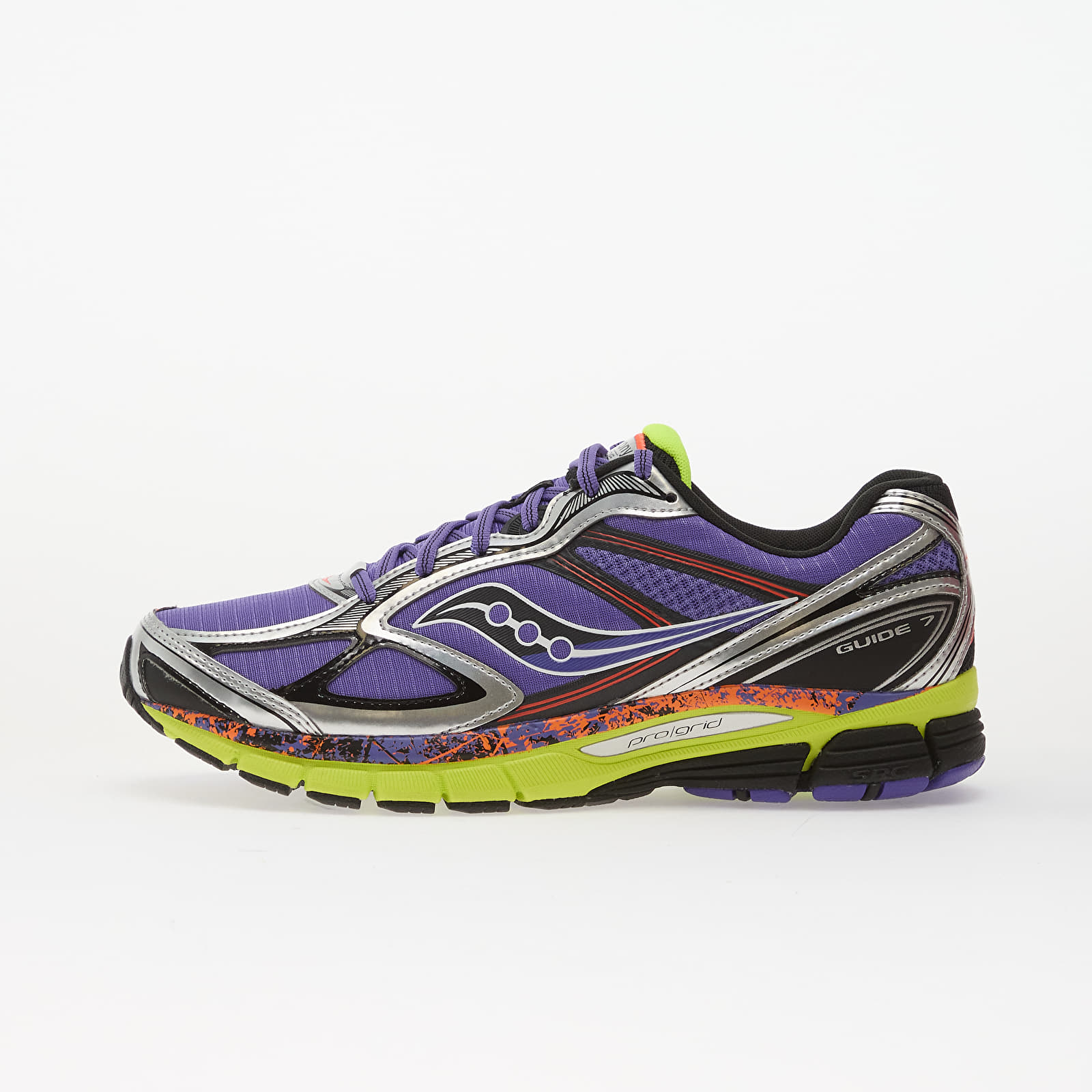 Herren Sneaker und Schuhe Saucony Guide 7 Purple/ Citron