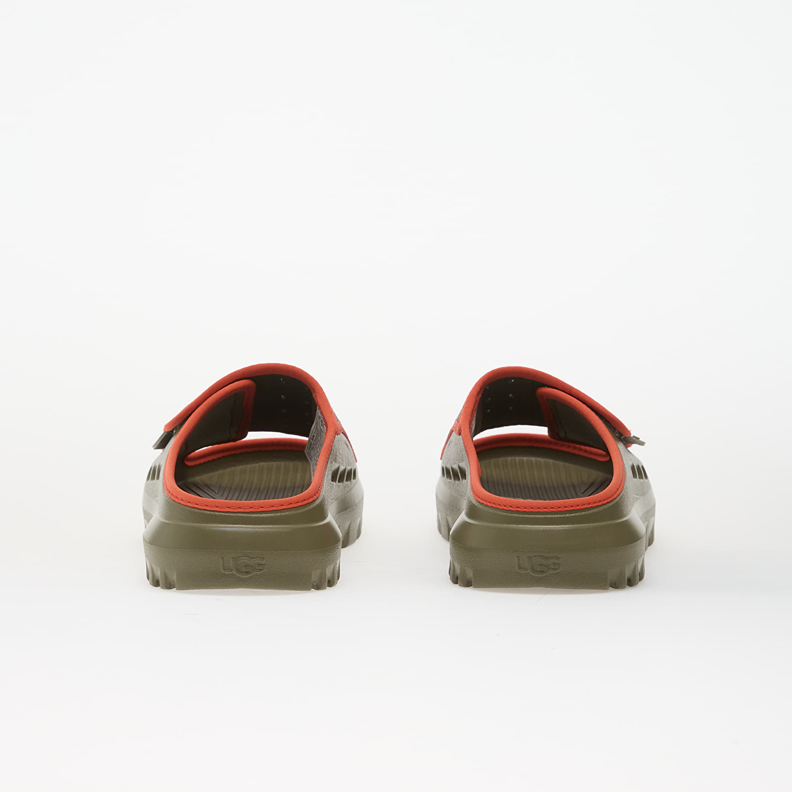 Pánské tenisky a boty UGG M Peakmod Slide Burnt Olive/ Red Pepper