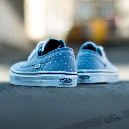 Vans authentic slim blue top