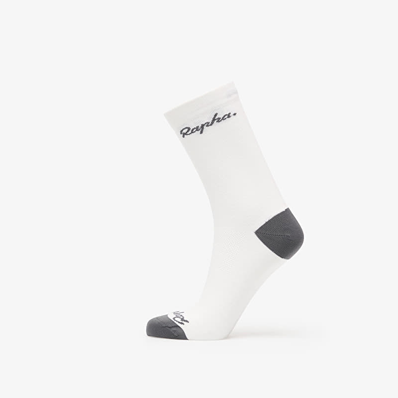 Sokker Rapha Logo Socks White/ Grey