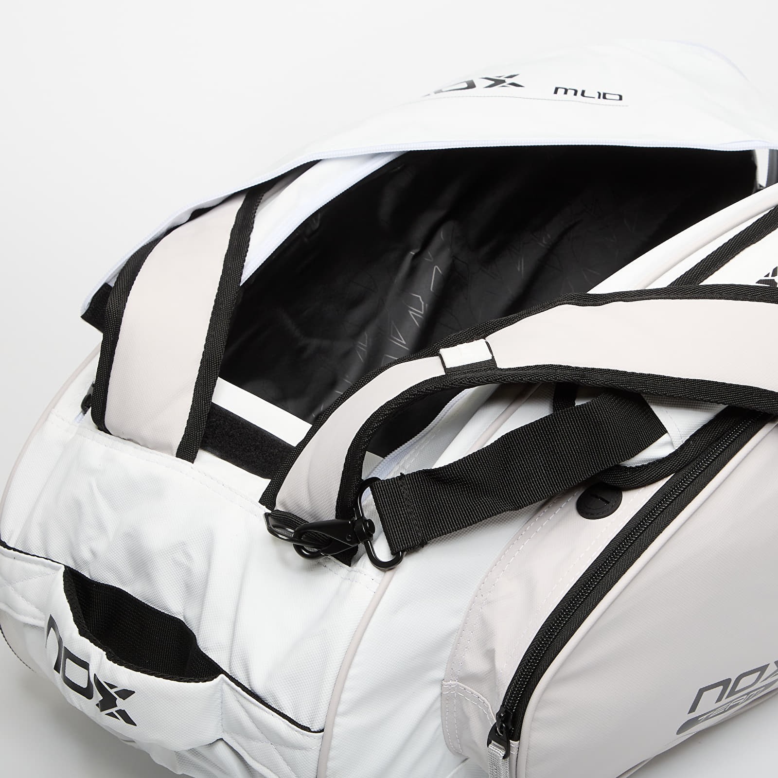  Herren-Accessoires NOX ML10 TEAM Padel Bag White/ Gray