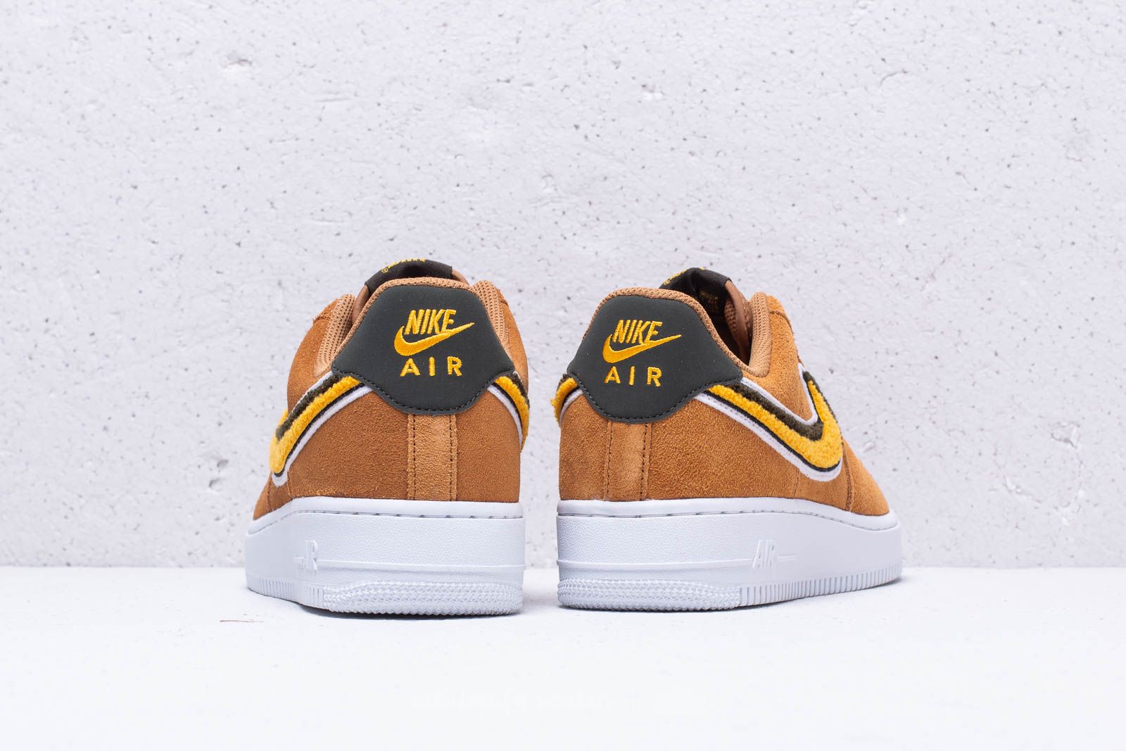 Men s shoes Nike Air Force 1 07 LV8 Muted Bronze Yellow Ochre Footshop