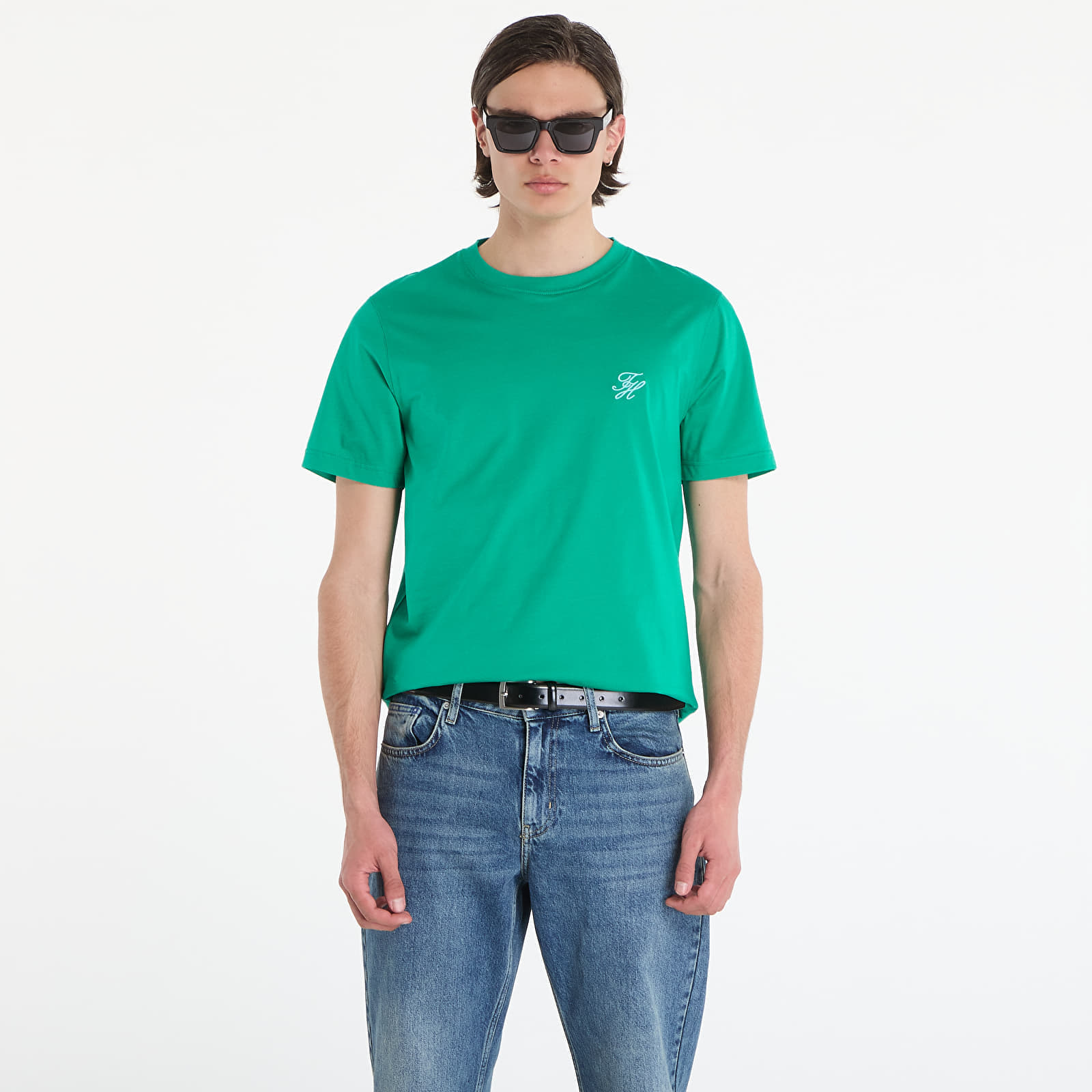 Тениска Tommy Hilfiger Script Monogram Swimshop Tee Jade Wink M