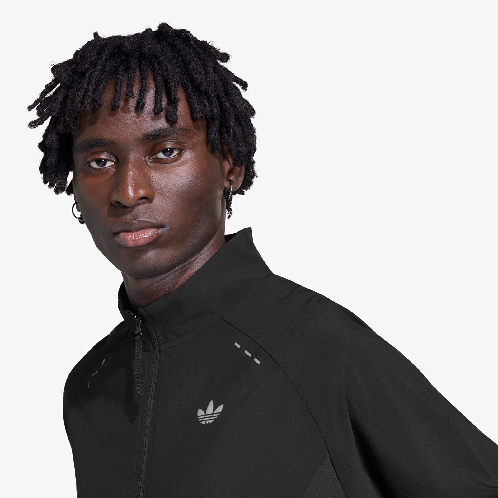 Sweatjacken und Sweatshirts adidas Tech Trefoil Essentials Fz Hood Track Top Black