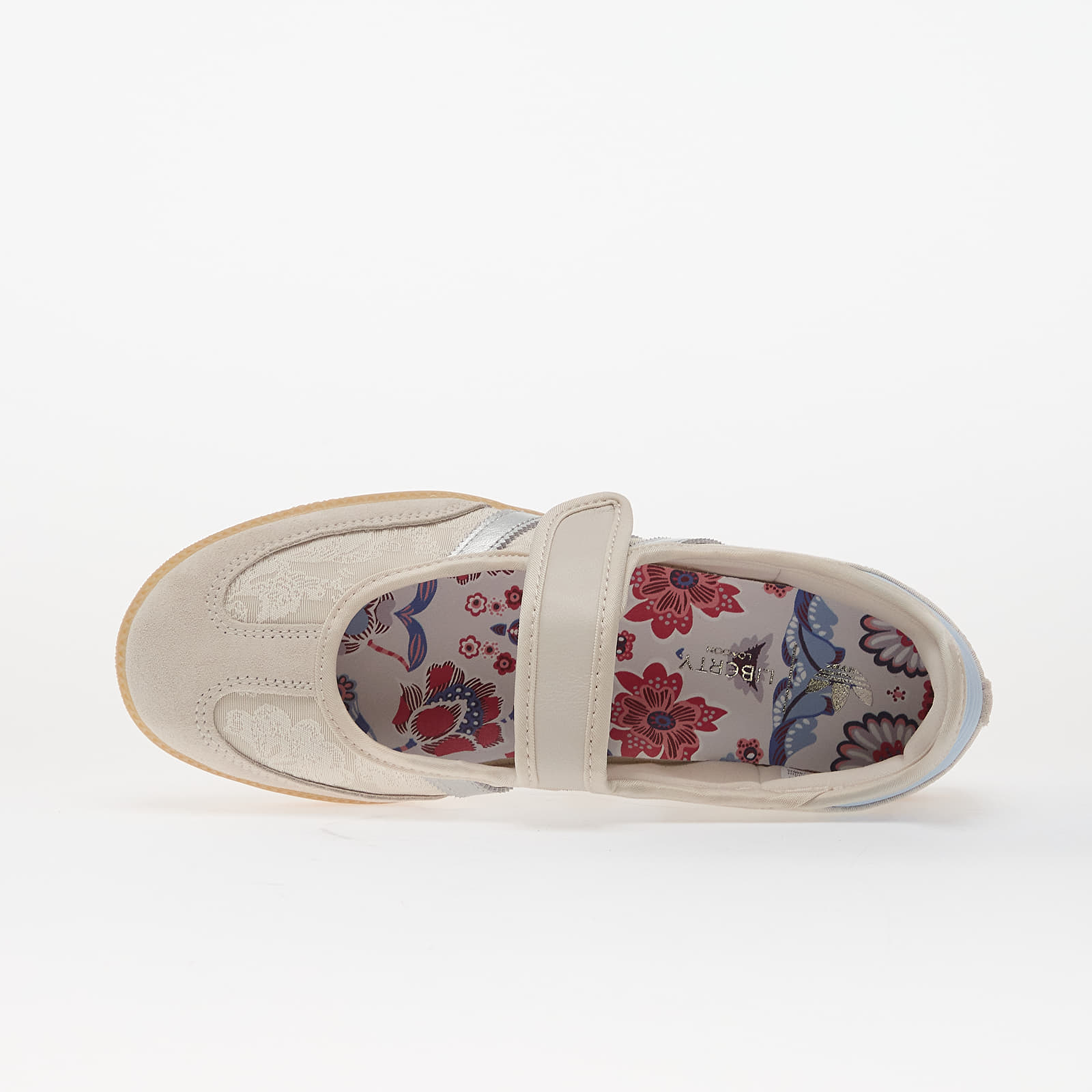 Ženske tenisice adidas x Liberty London Samba Jane W Chalk Pearl/ Silver Metallic/ Core White